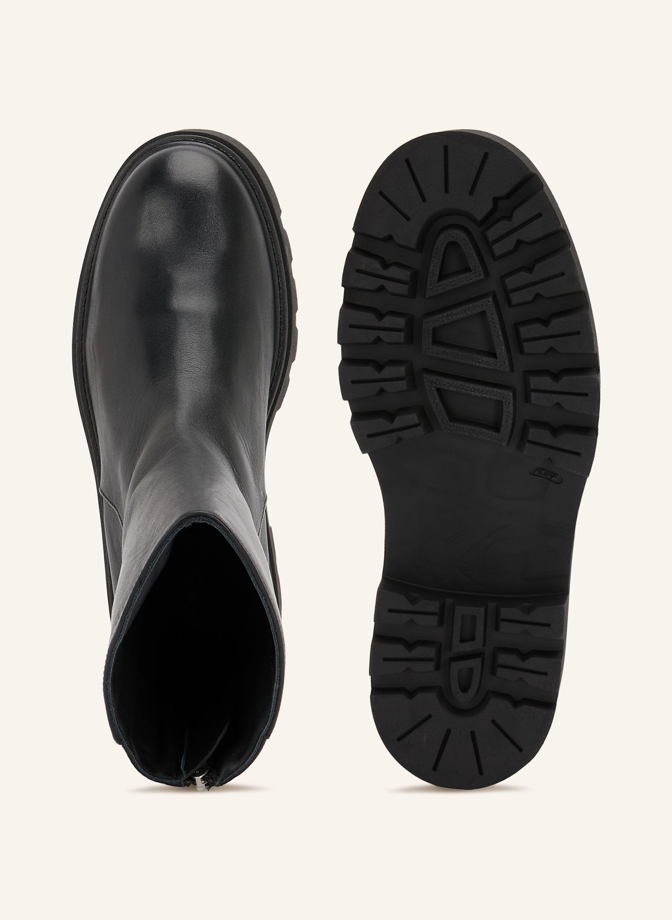 MRS & HUGS Boots: SCHWARZ