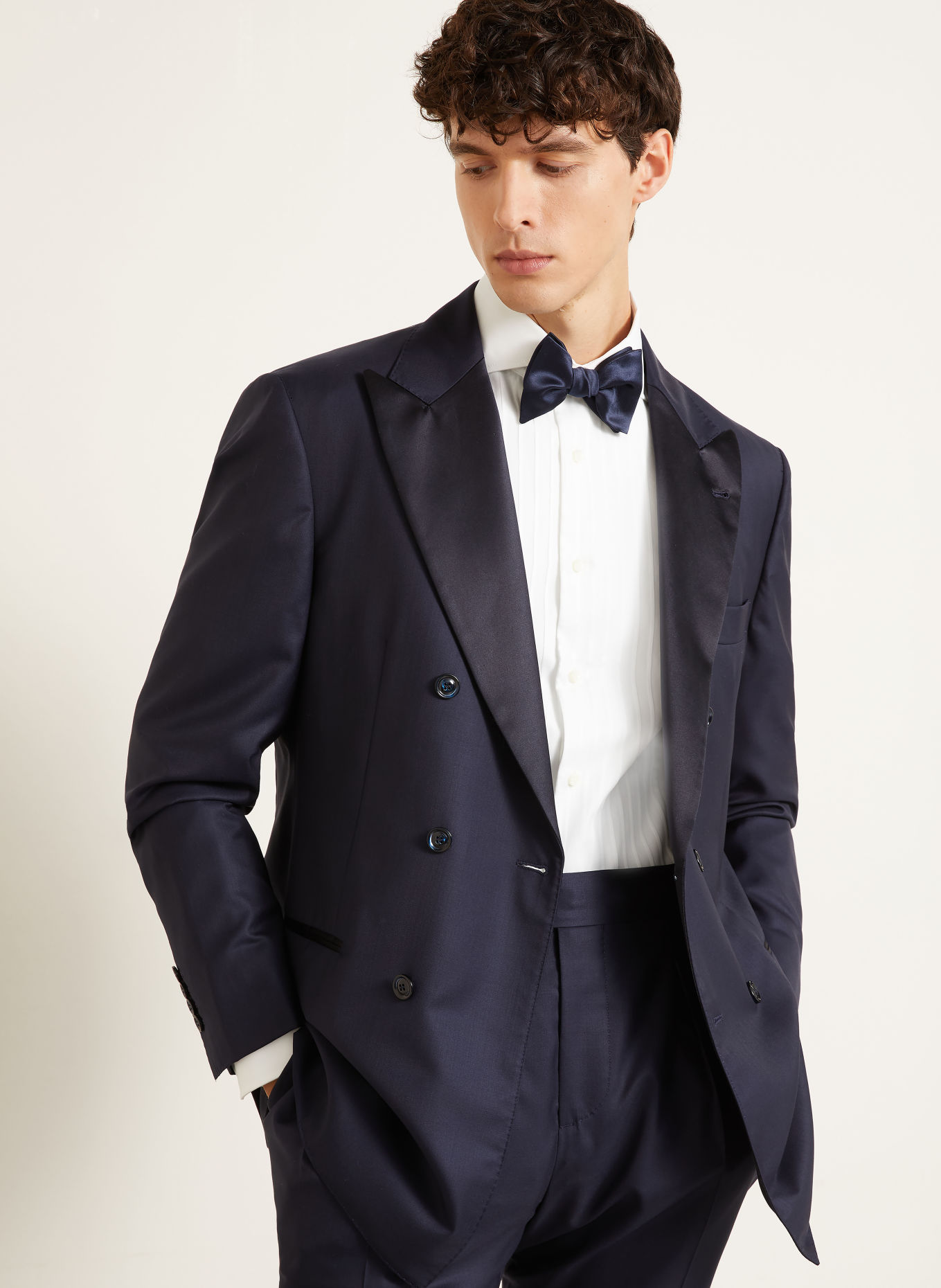 BRUNELLO CUCINELLI Slim-Fit Tuxedo: DARK BLUE