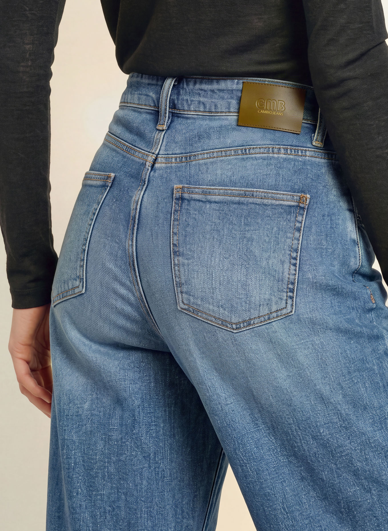CAMBIO Barrell Jeans ORNELLA: 5205 cross worn used