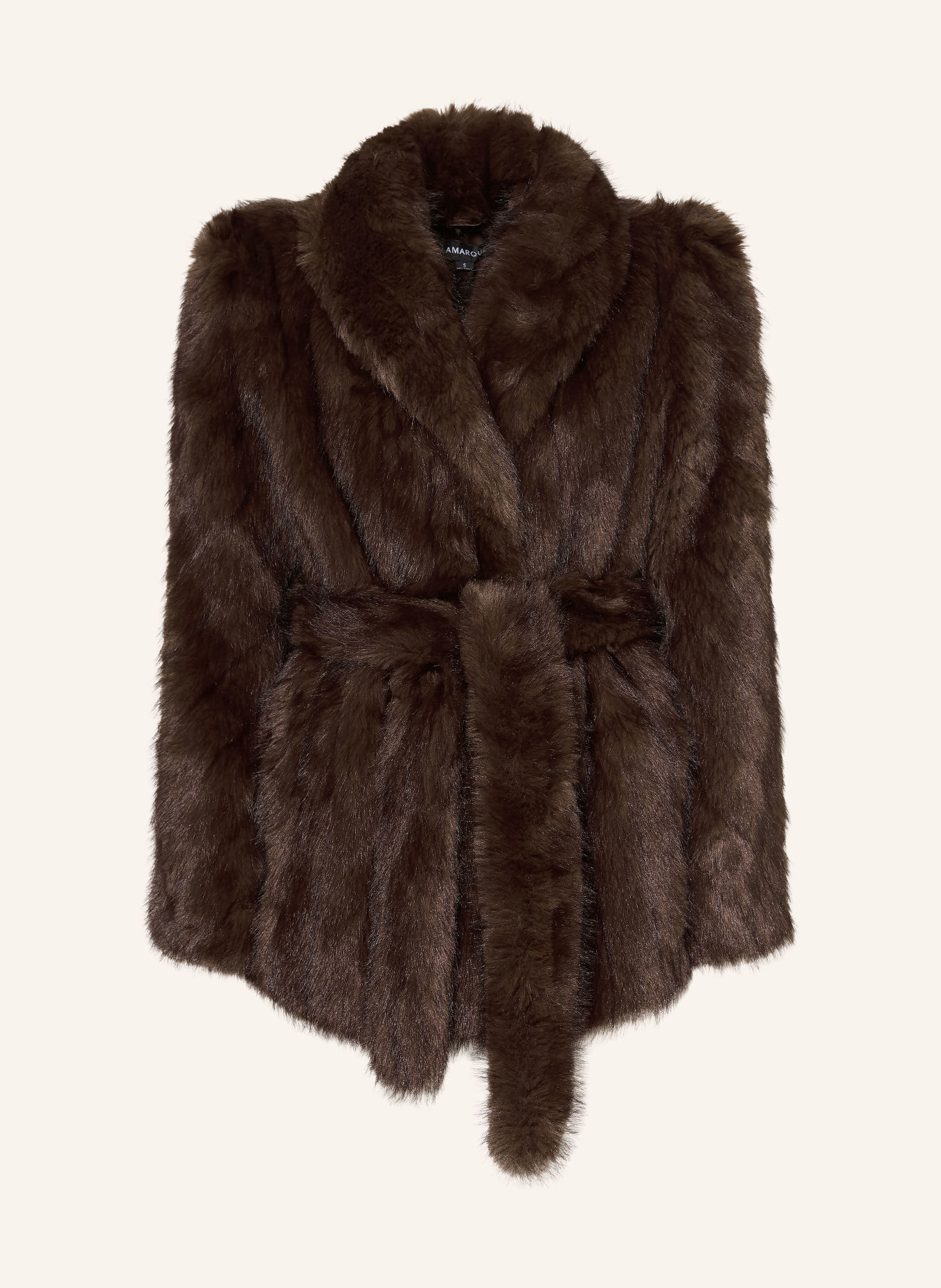 LAMARQUE Kunstfell-Jacke ESCARRA: BRAUN
