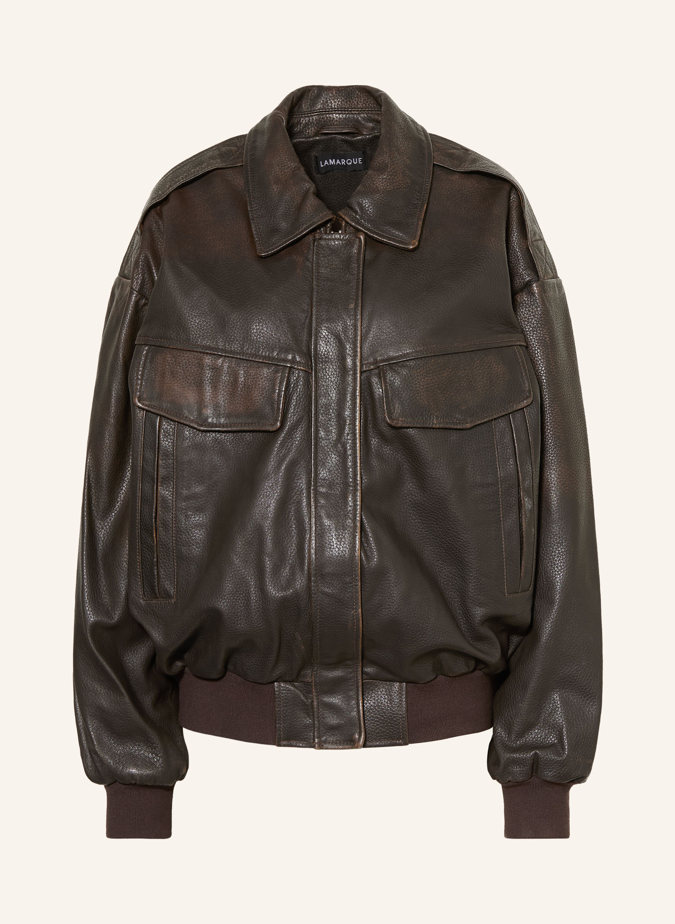 LAMARQUE Lederjacke TREVANNA: DUNKELBRAUN