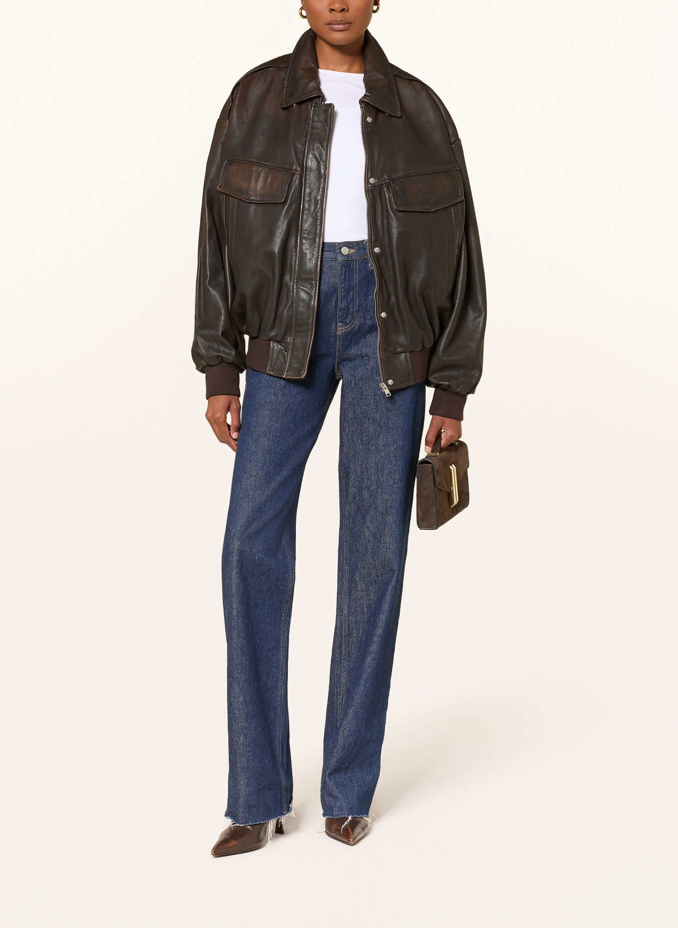 LAMARQUE Lederjacke TREVANNA: DUNKELBRAUN