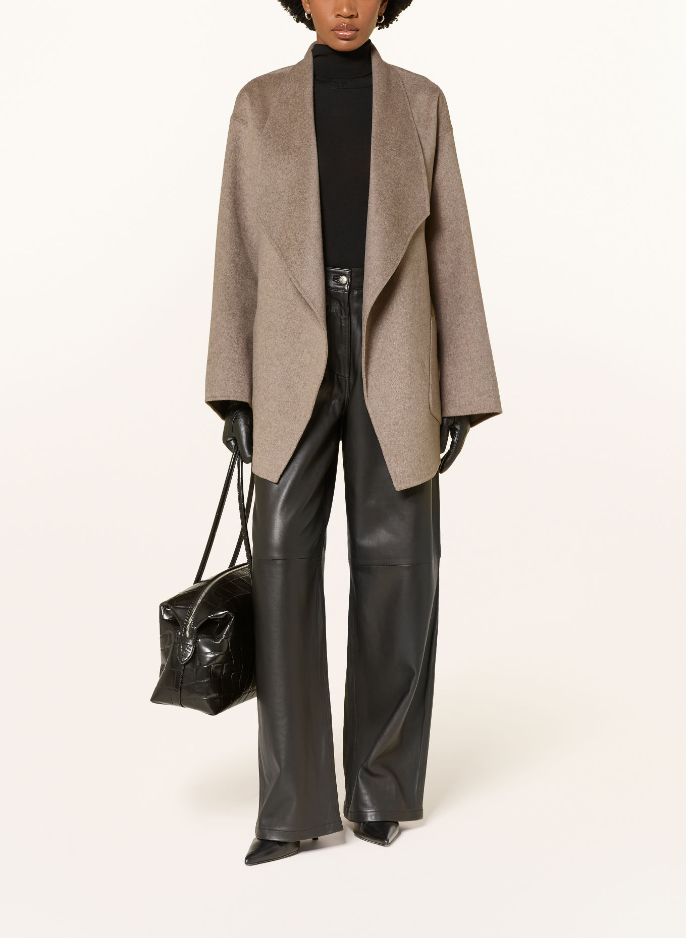 LAMARQUE MEKIA Coat: TAUPE