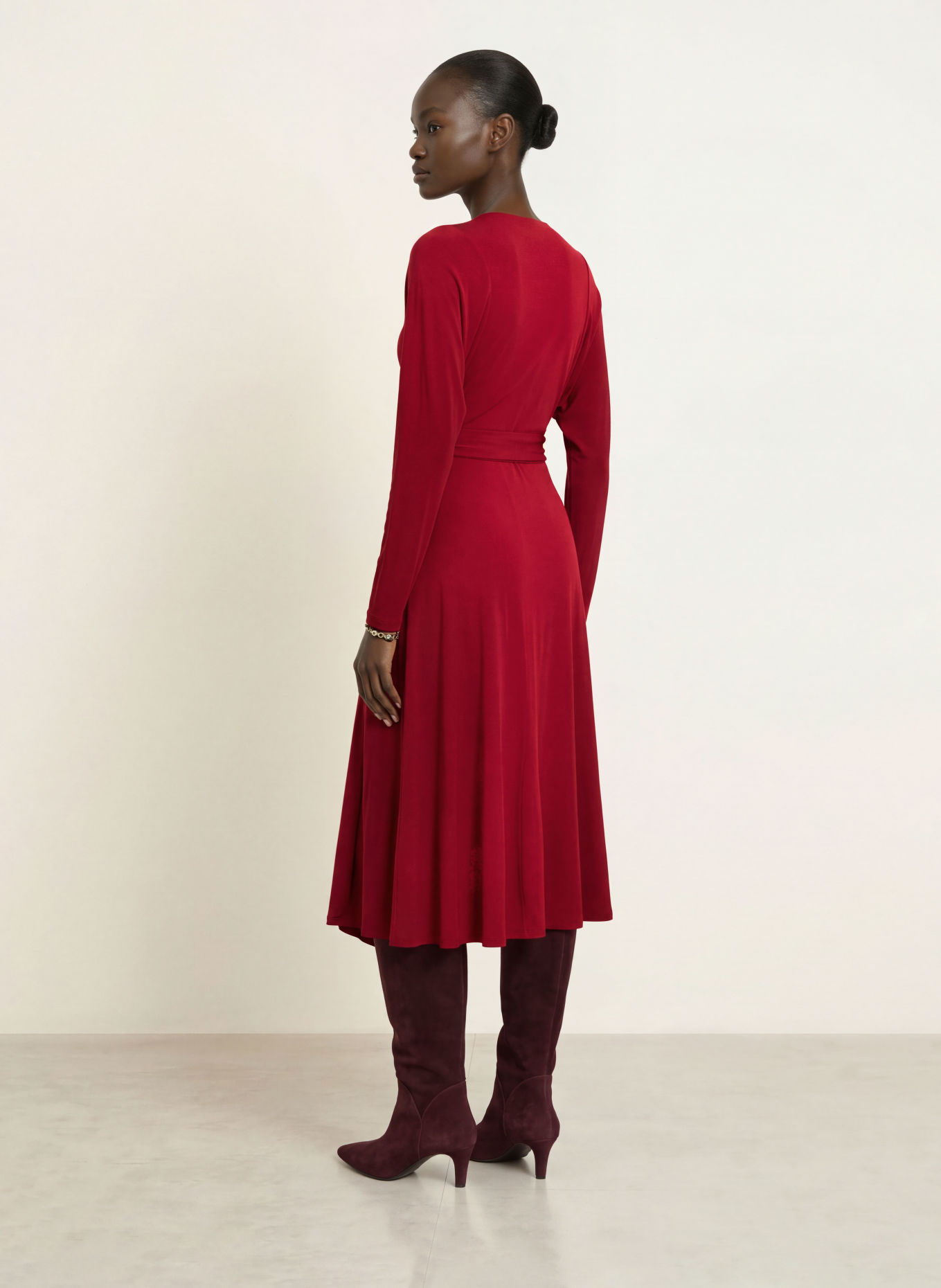 DIANE VON FURSTENBERG Wickelkleid AMARA: DUNKELROT
