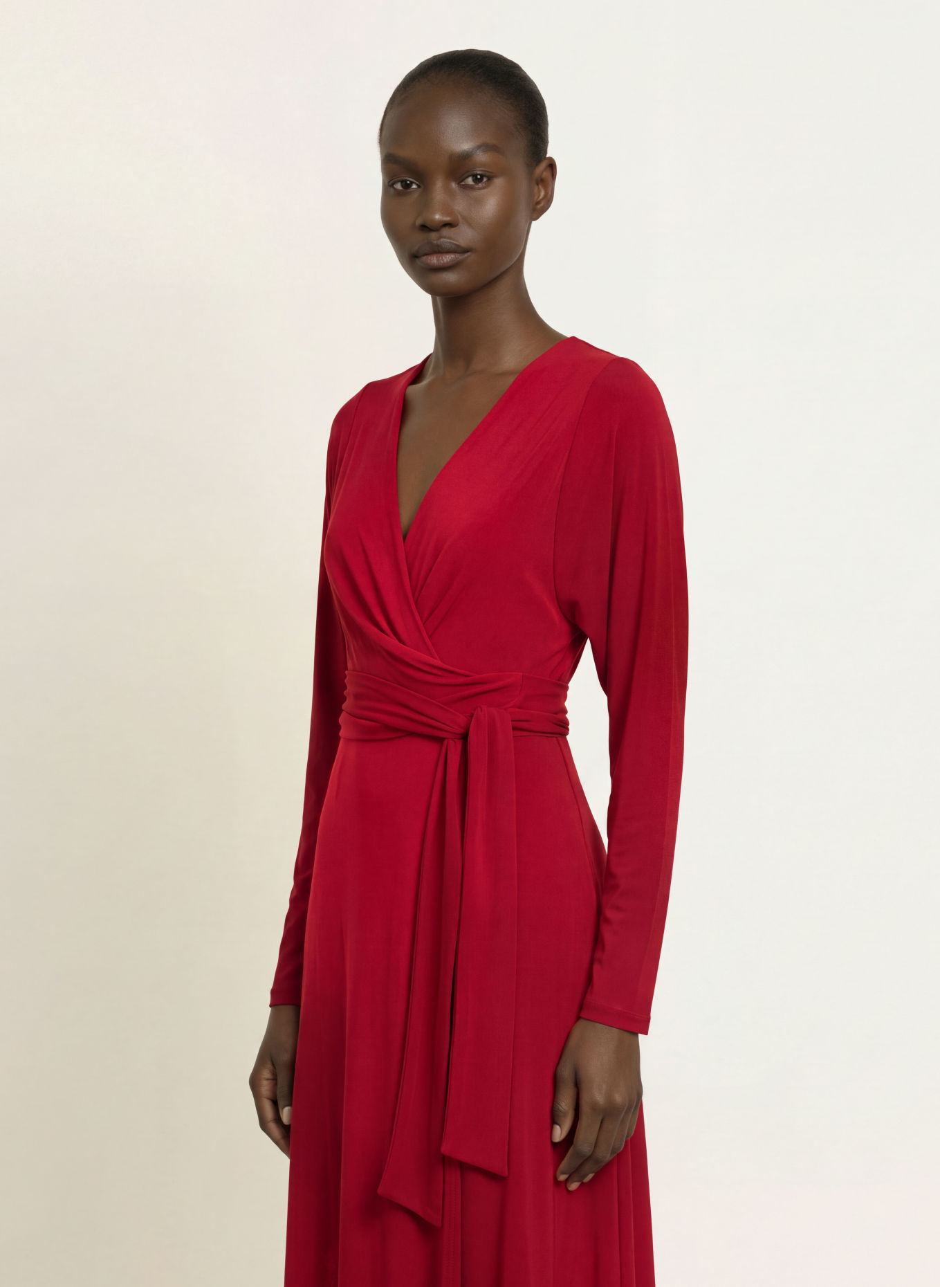 DIANE VON FURSTENBERG Wickelkleid AMARA: DUNKELROT