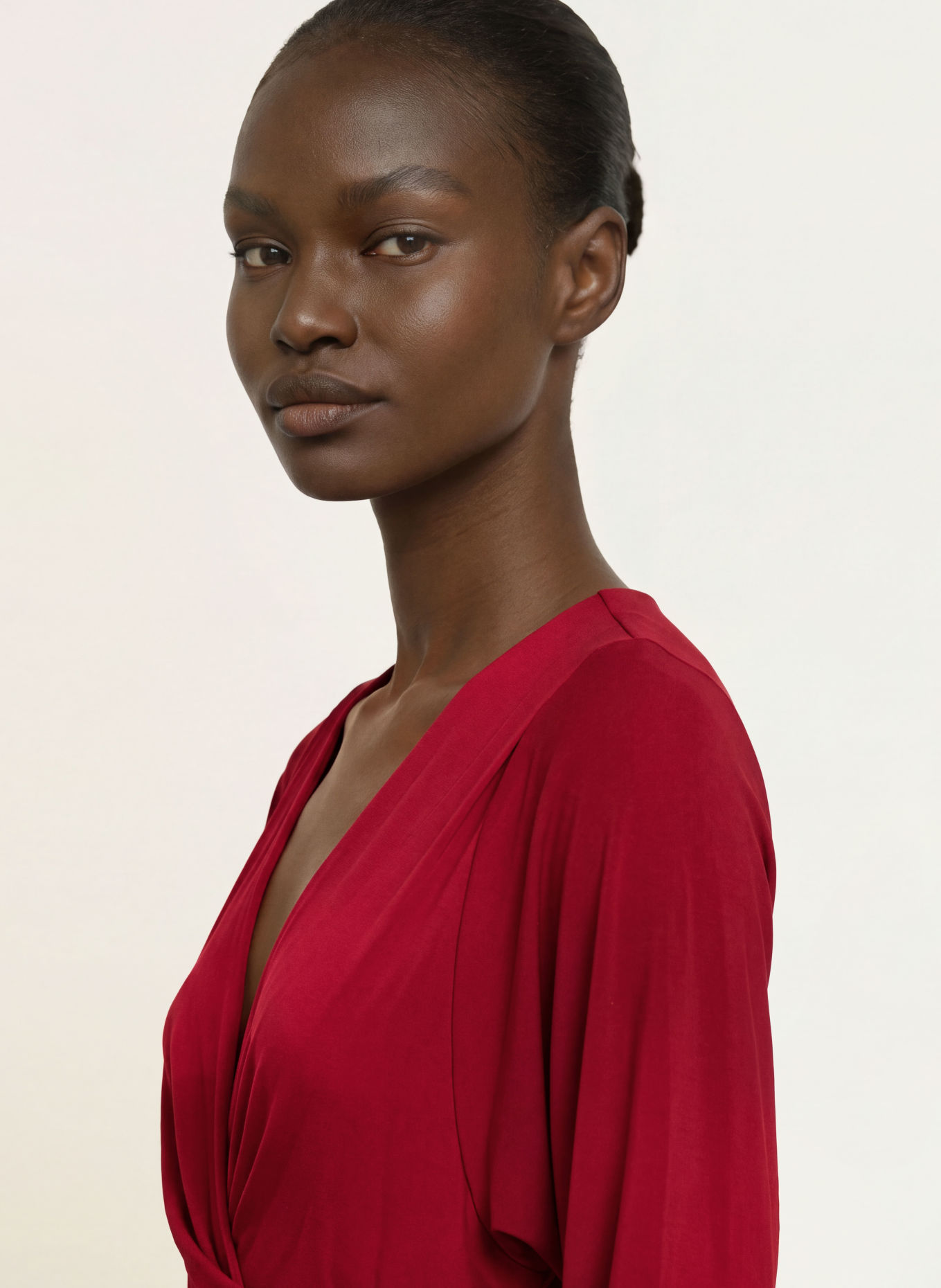 DIANE VON FURSTENBERG Wickelkleid AMARA: DUNKELROT