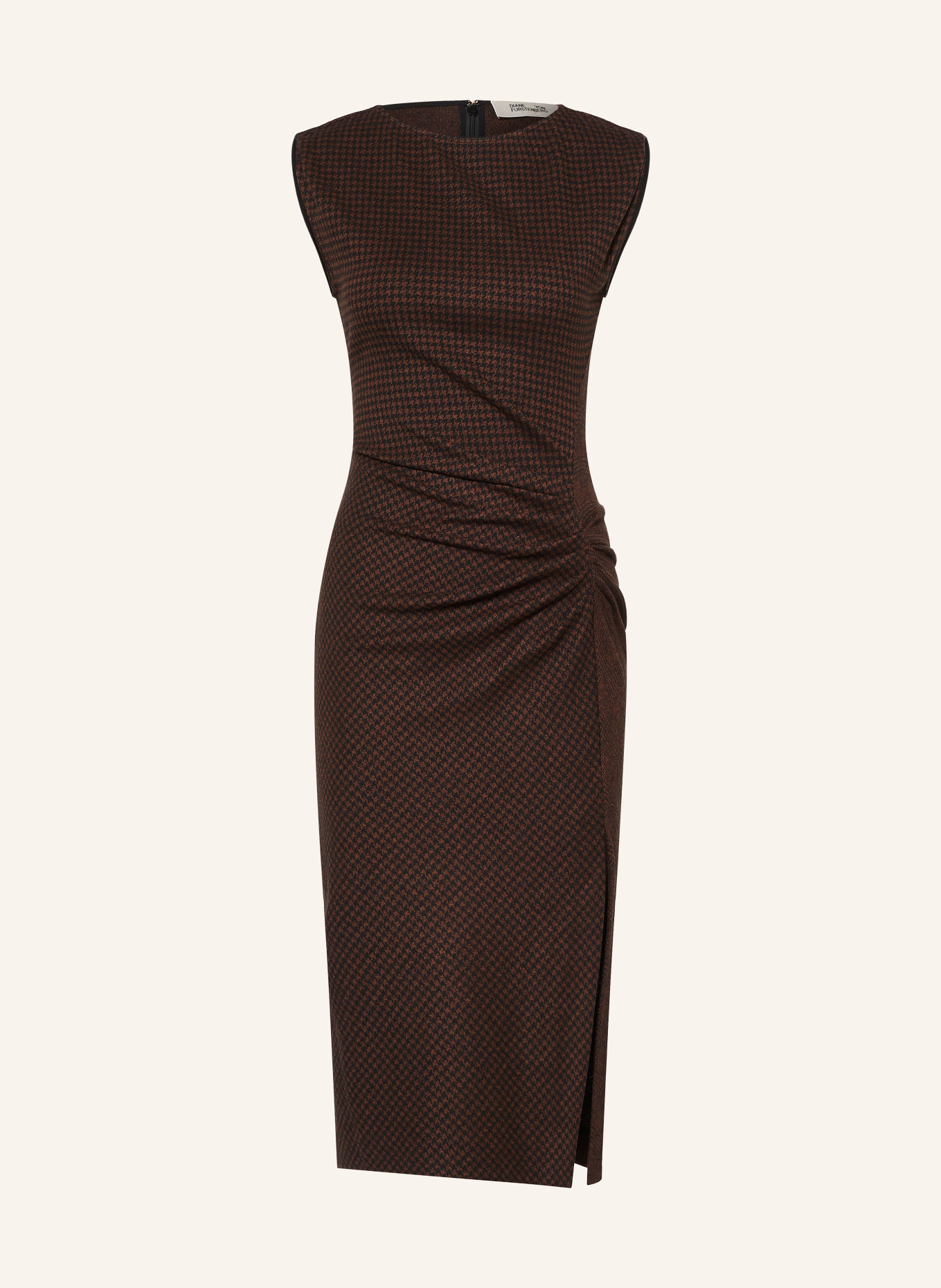 DIANE VON FURSTENBERG Jerseykjole ANDIE: BRUN / SORT