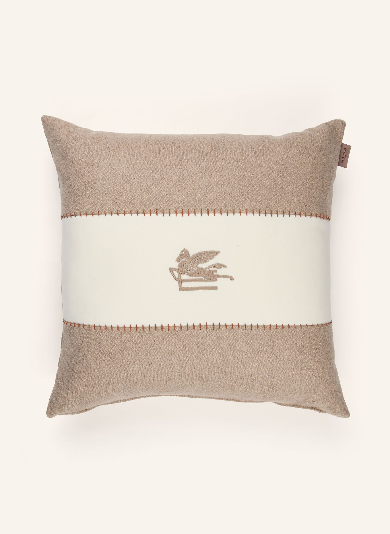 ETRO Home Prydnadskudde: BEIGE / BRUN / ECRU