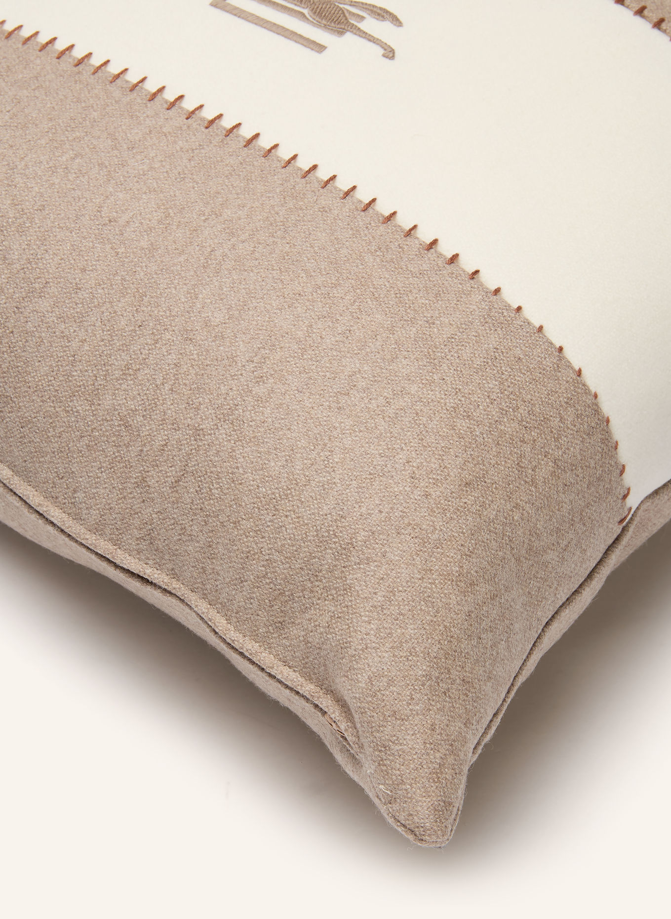 ETRO Home Prydnadskudde: BEIGE / BRUN / ECRU