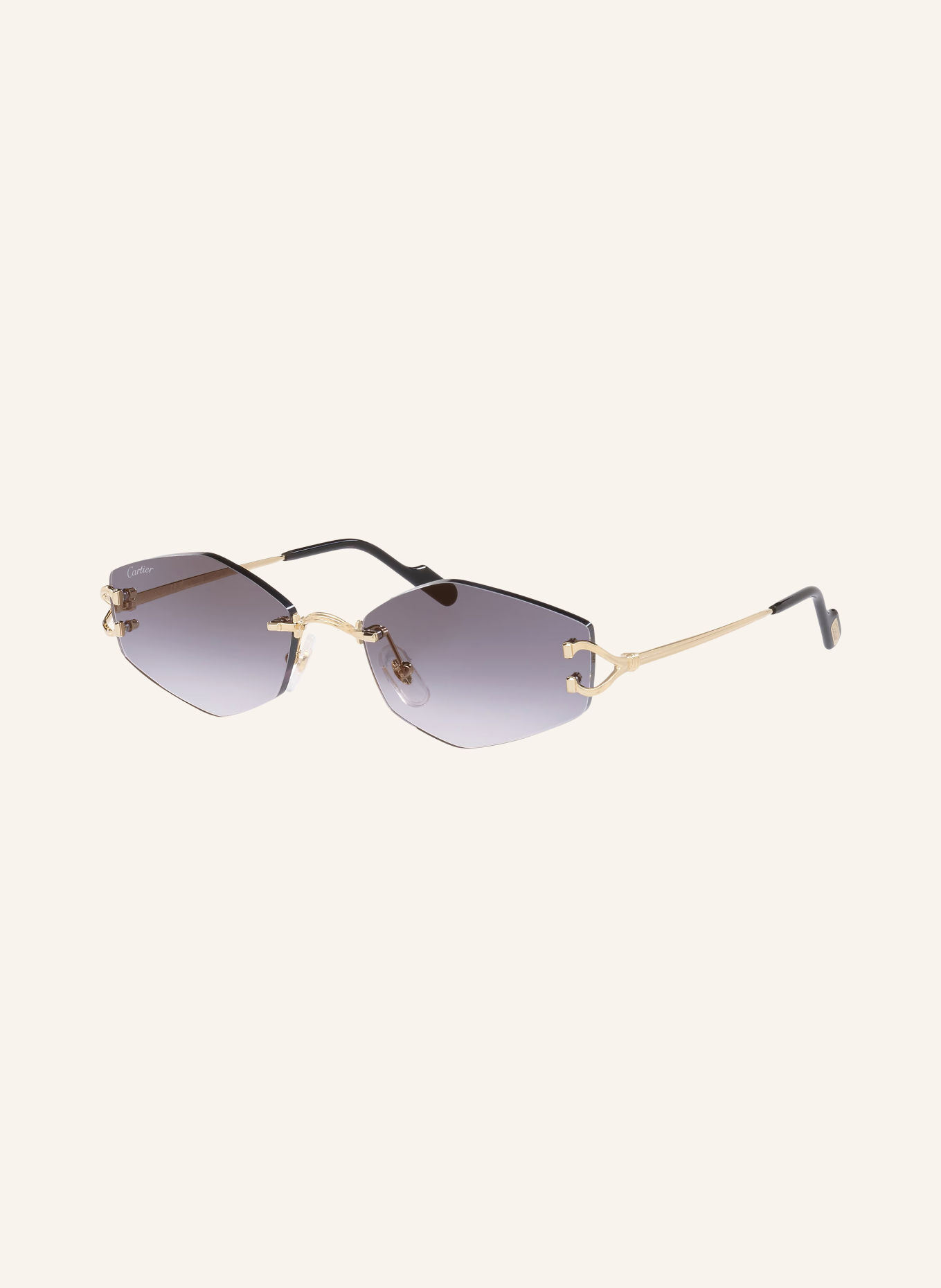 Cartier Zonnebril 6L001948: GOUD/ GRIJS