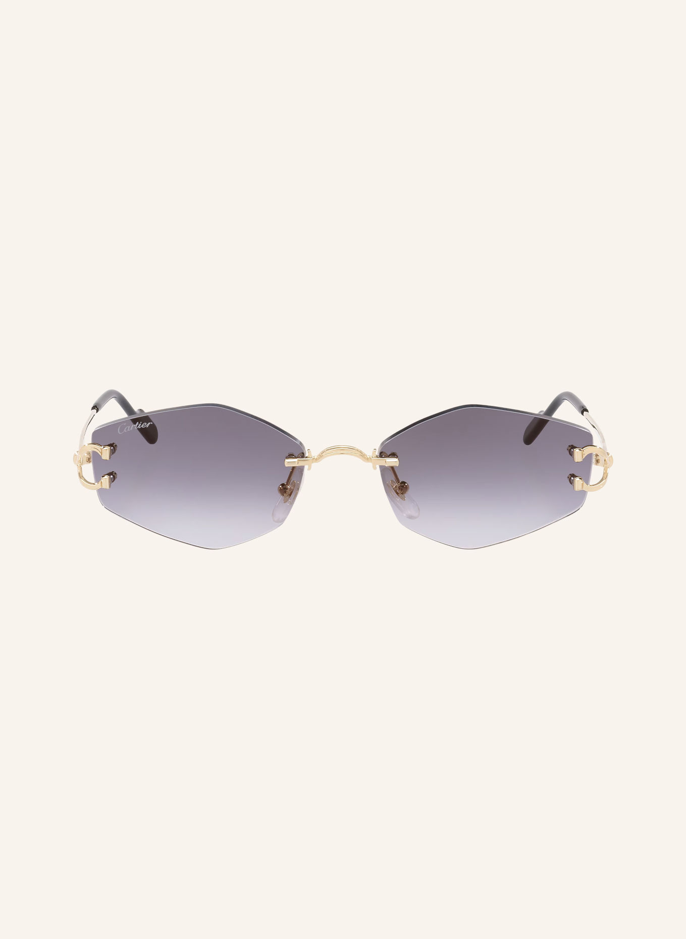 Cartier Zonnebril 6L001948: GOUD/ GRIJS
