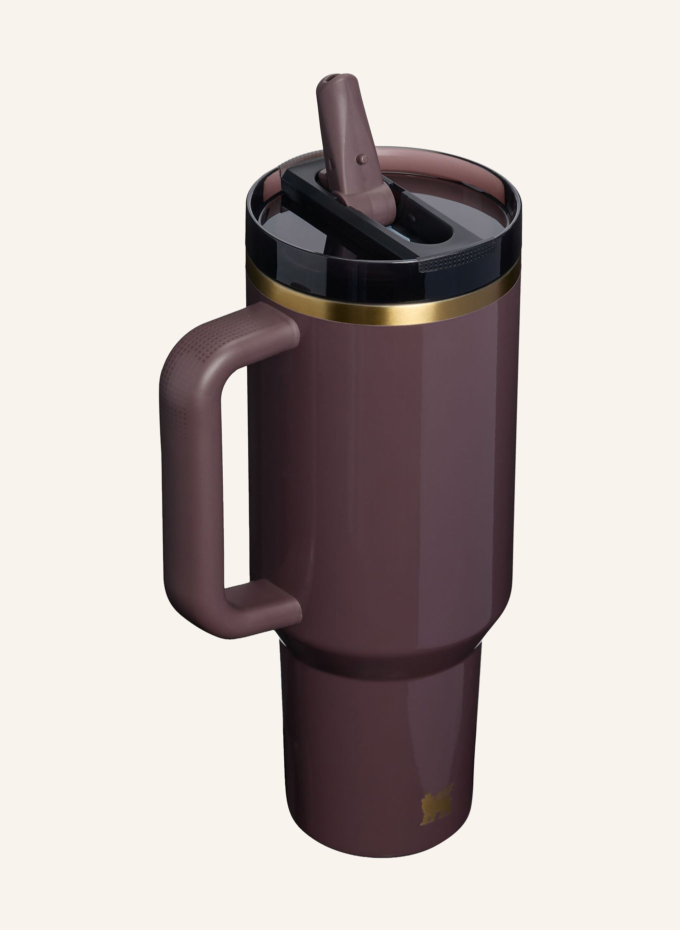 STANLEY Thermobeker THE QUENCHER FLIPSTRAW PROTOUR: MARRON FONCÉ / GOUD