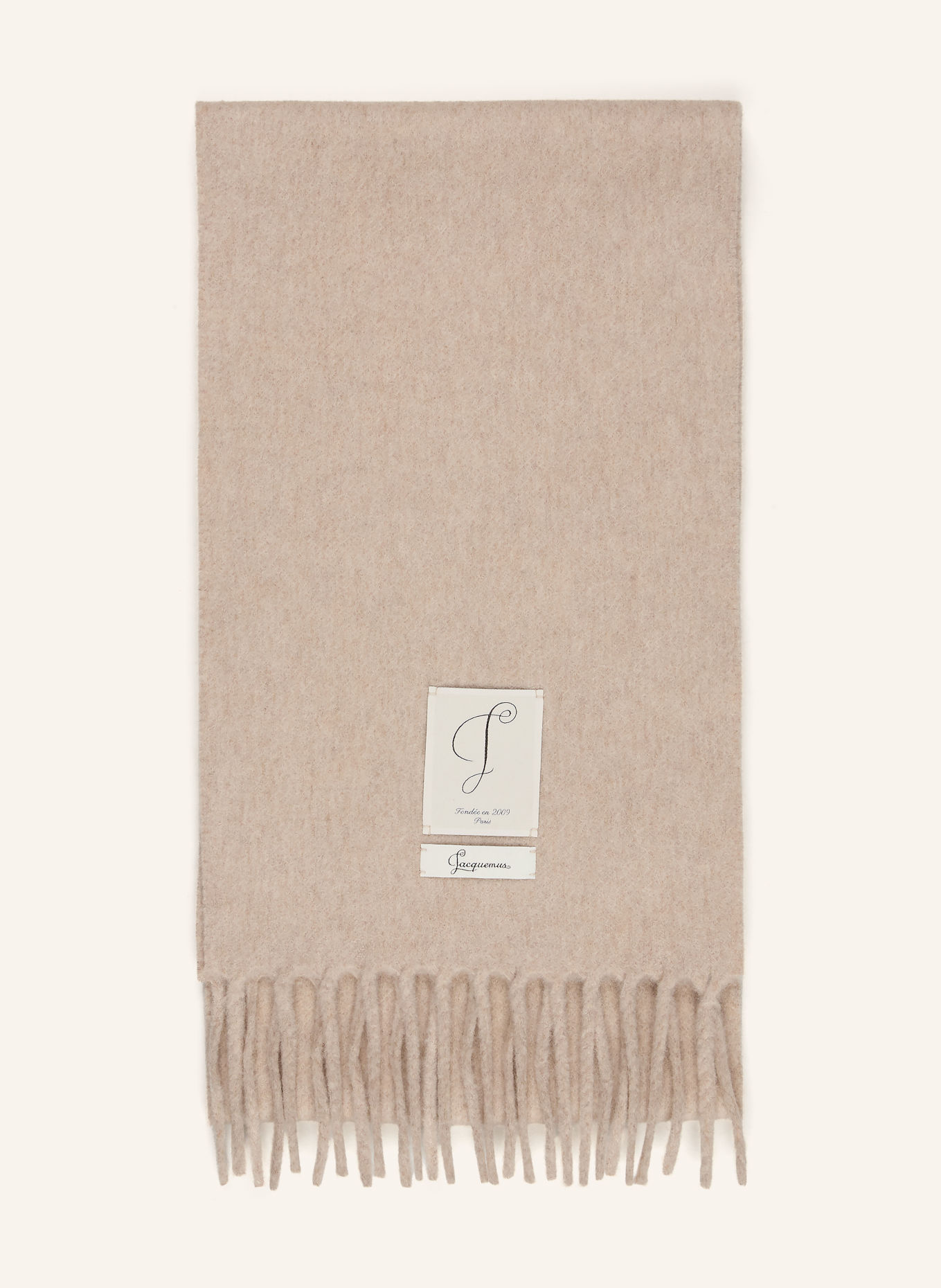 JACQUEMUS Eșarfă L'ECHARPE CAVALLO: BEJ