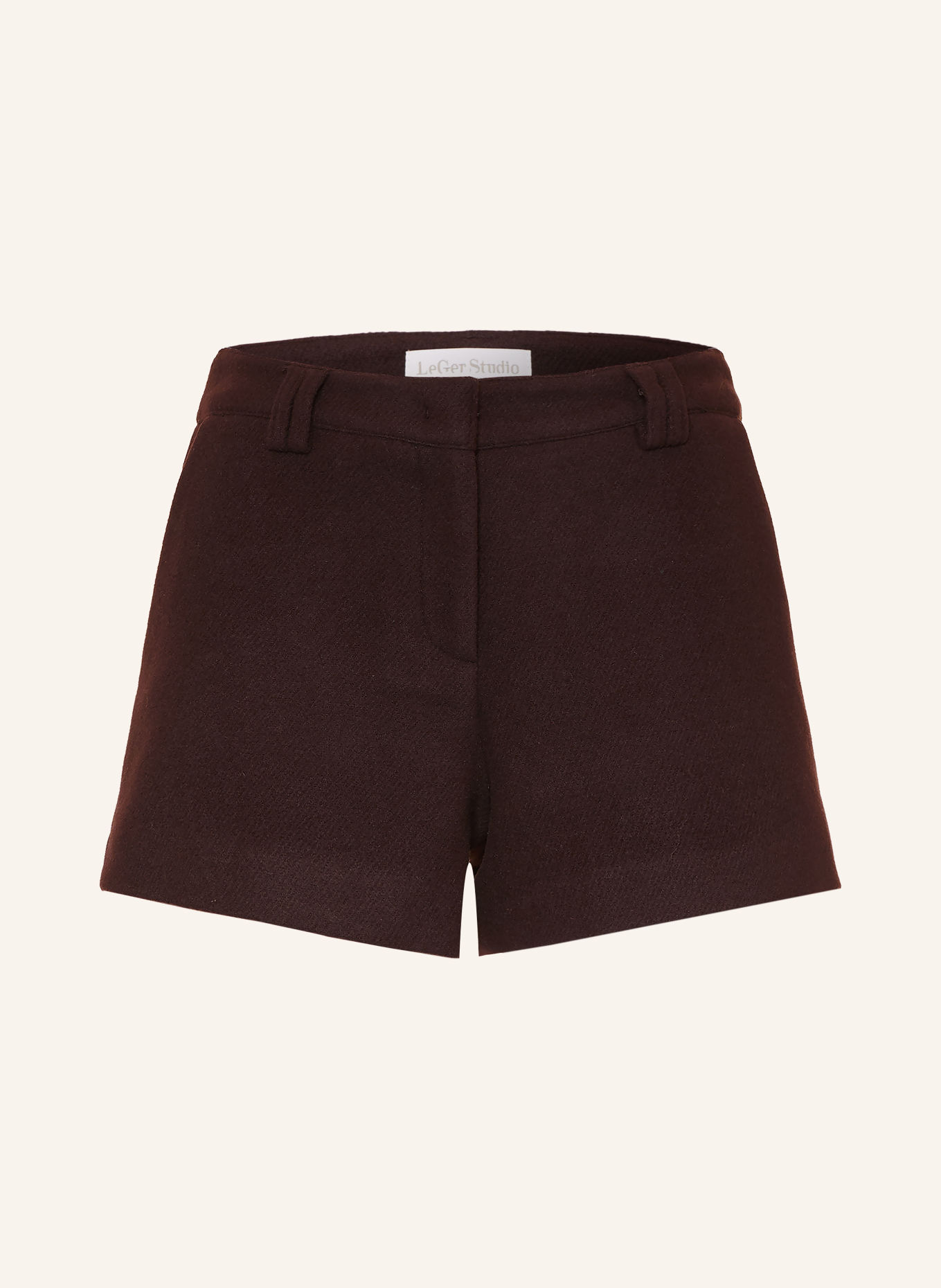 LeGer Studio Short JASMIN: MARRON FONCÉ