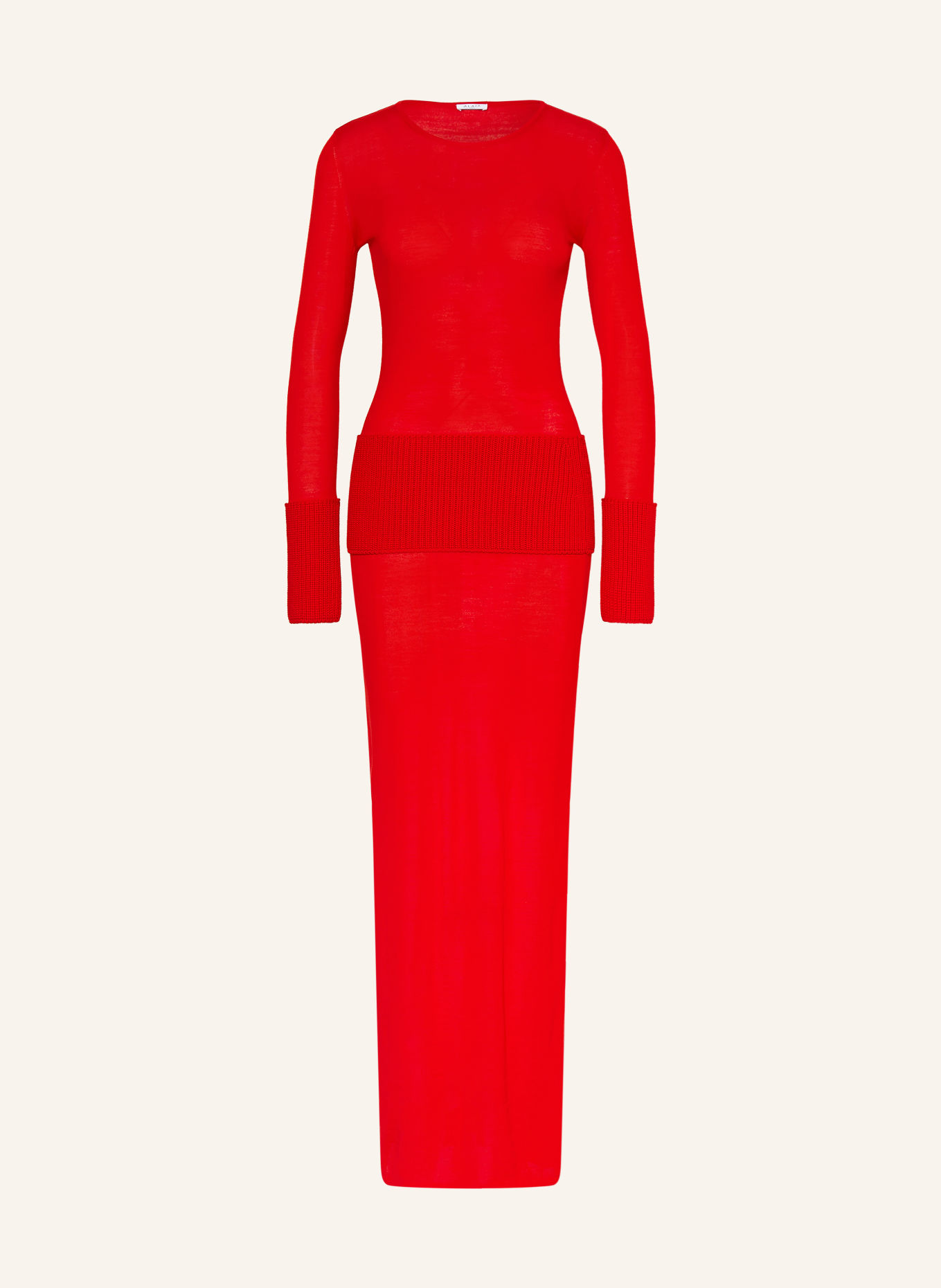 ALAÏA Gebreide jurk: ROOD