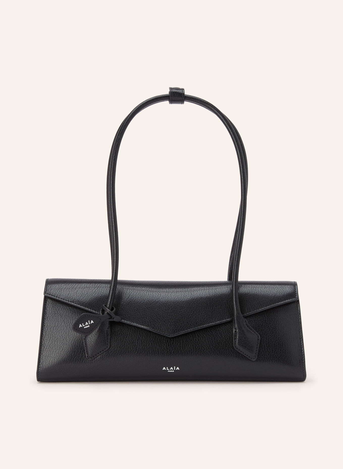 ALAÏA Schultertasche LE TECKEL MEDIUM: SCHWARZ