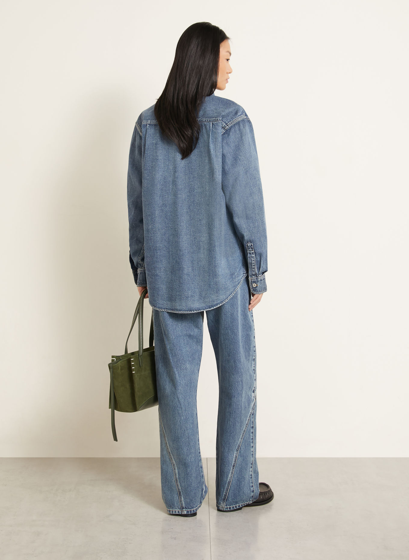 JW ANDERSON Straight Jeans TWISTED WORKWEAR: 172 MID BLUE