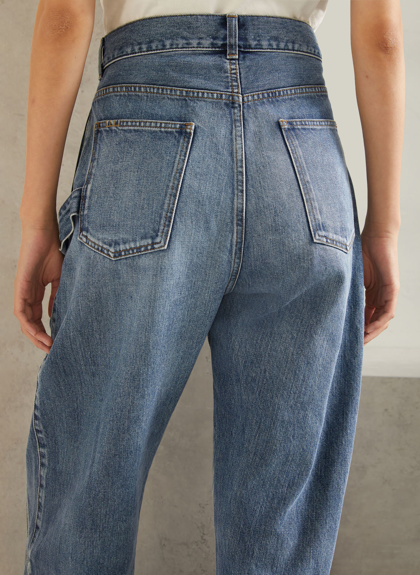 JW ANDERSON Straight Jeans TWISTED WORKWEAR: 172 MID BLUE