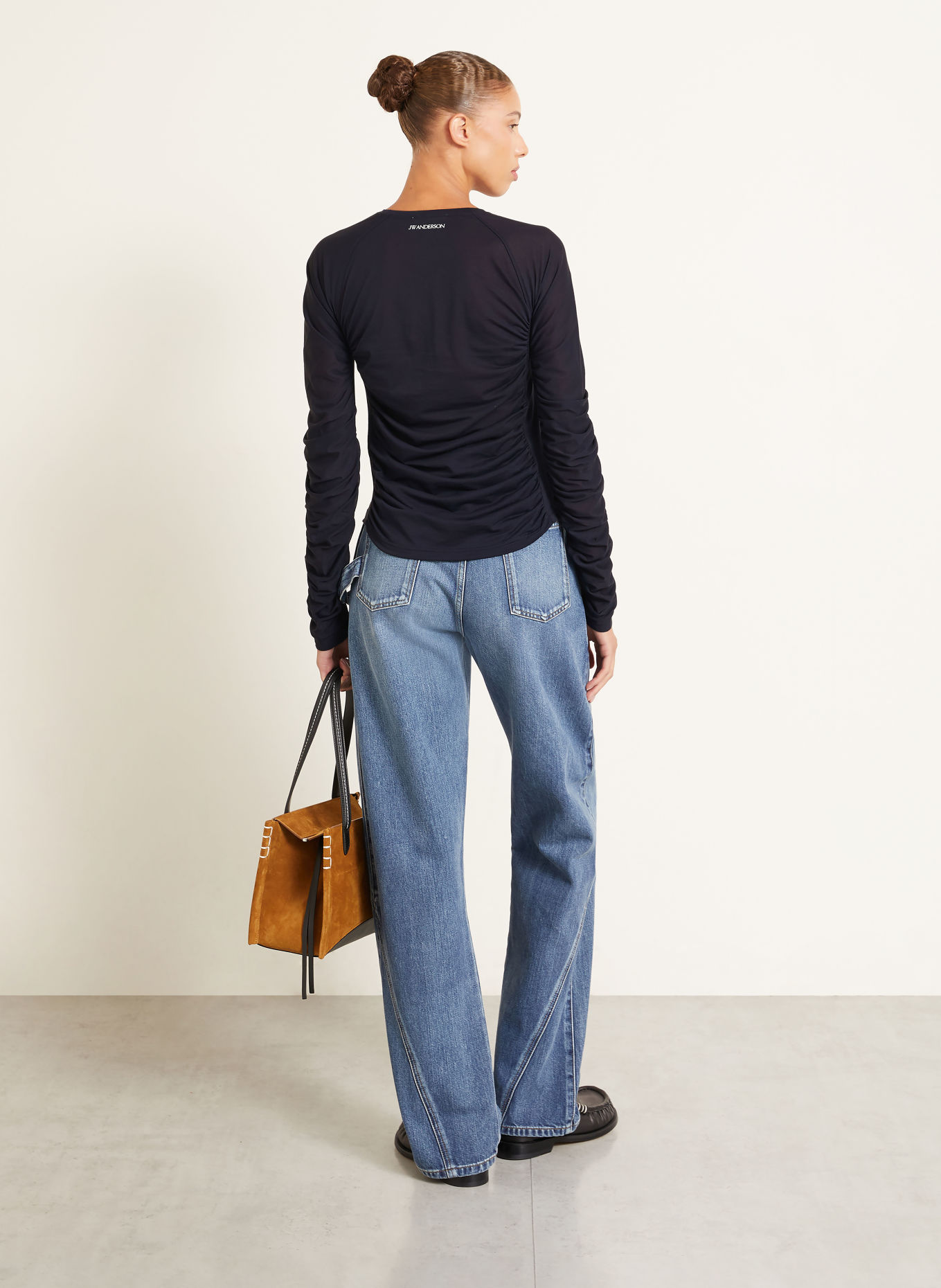 JW ANDERSON Longsleeve: DUNKELBLAU