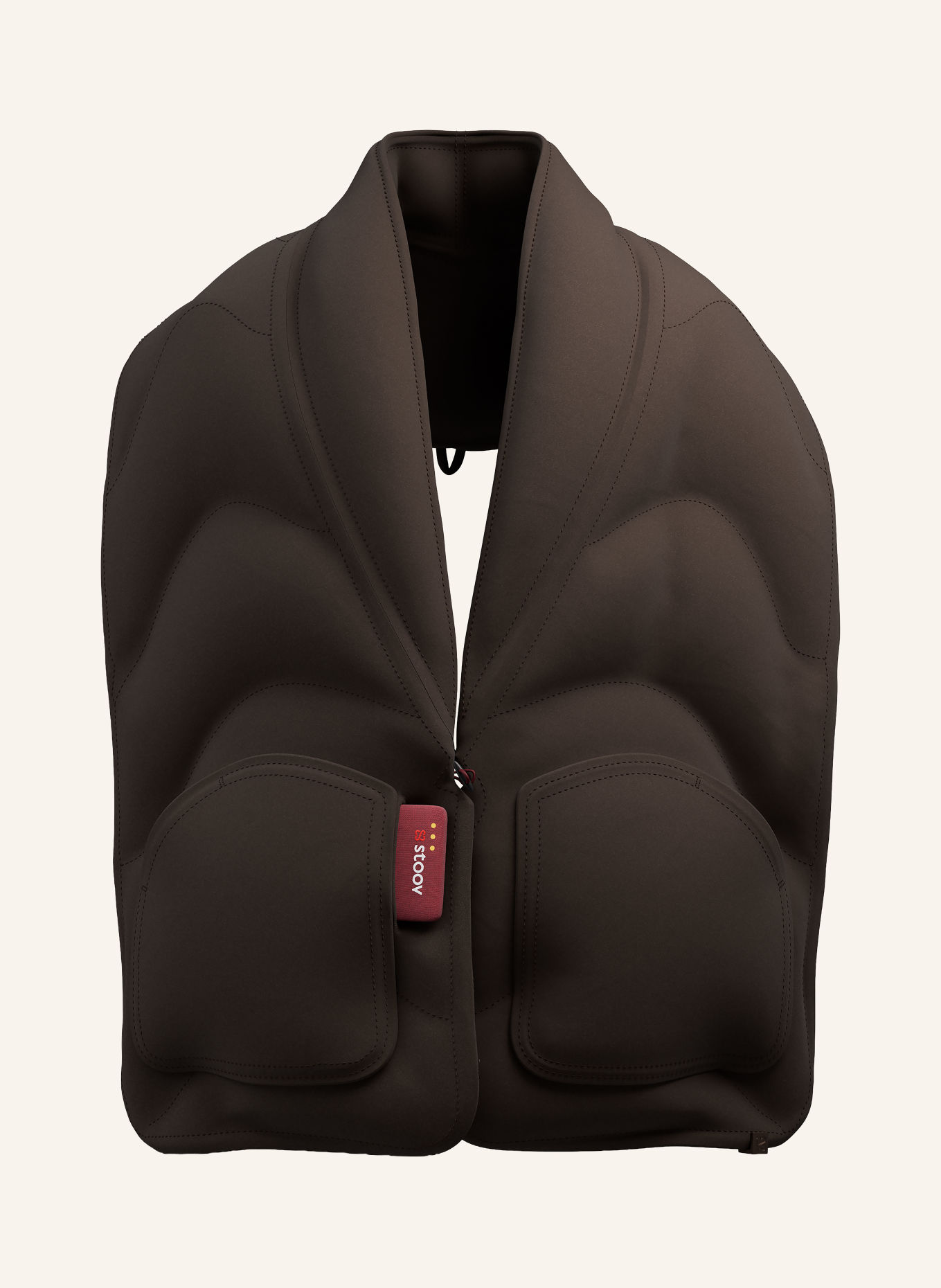 stoov Heizschal KOKOON³ XL CORE FLEX: DUNKELBRAUN