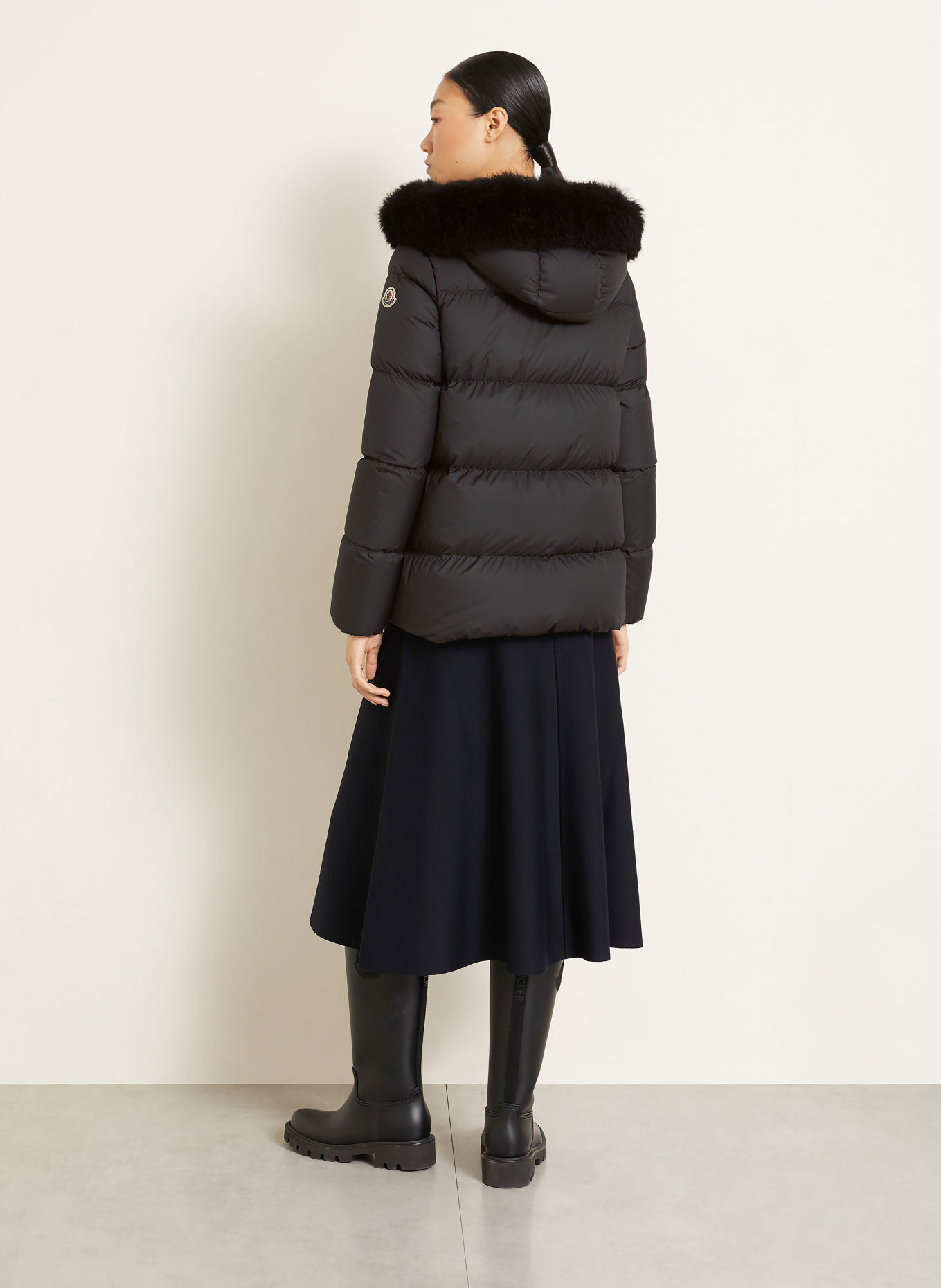 MONCLER Daunenjacke LAICHEFUR: SCHWARZ