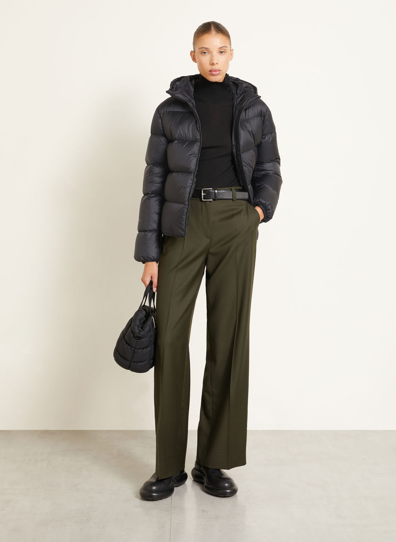MONCLER Donsjas FELIGULE: ZWART
