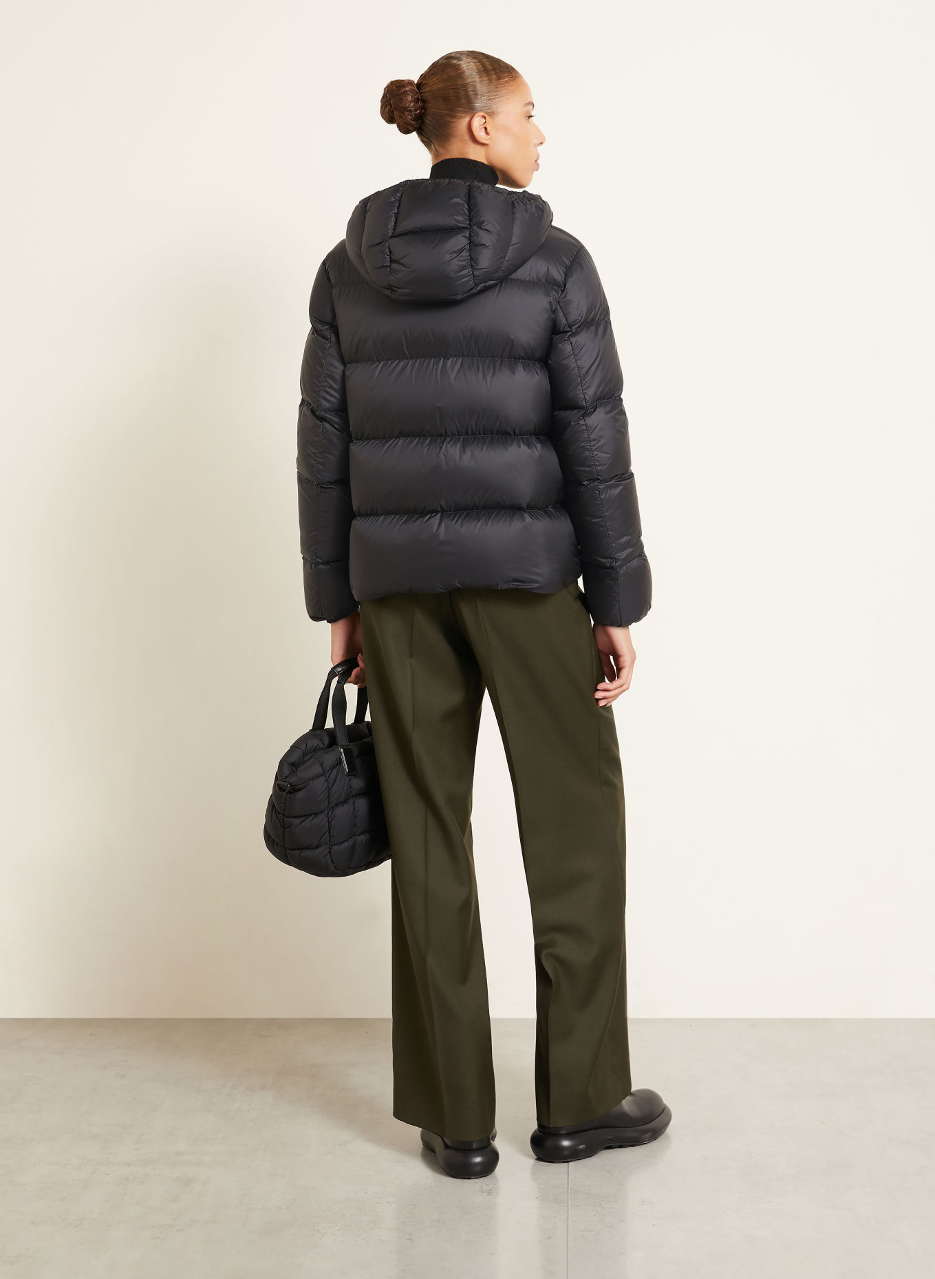 MONCLER Donsjas FELIGULE: ZWART