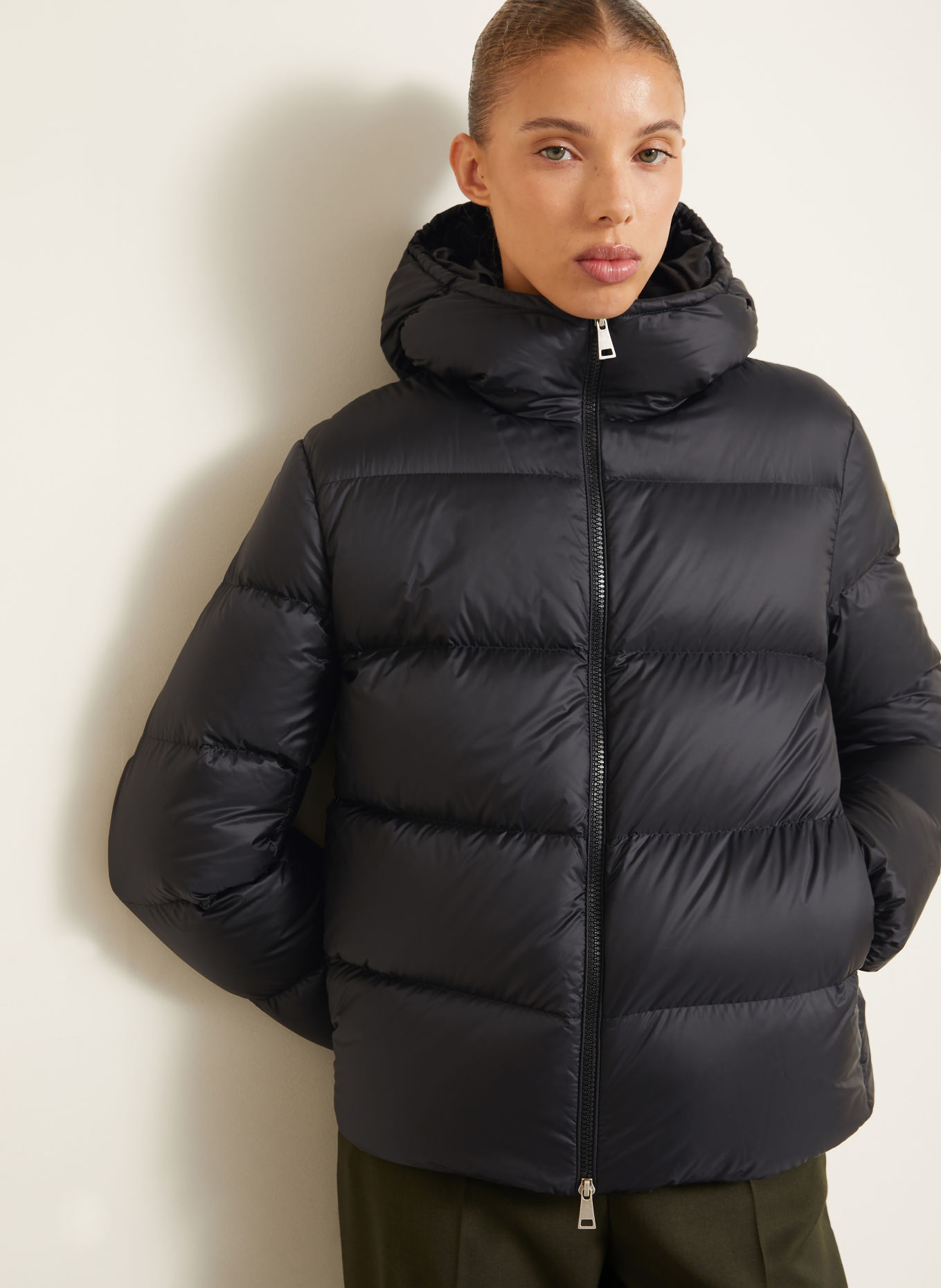MONCLER Donsjas FELIGULE: ZWART