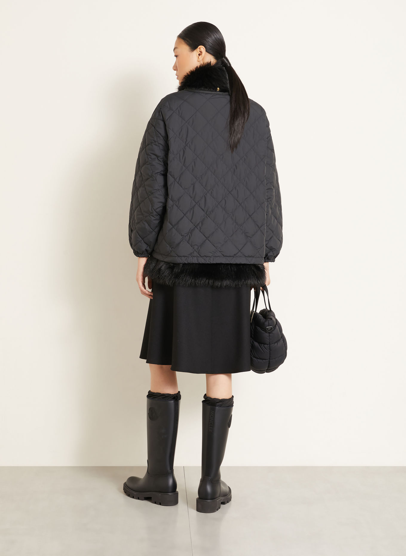 MONCLER Skirt: BLACK