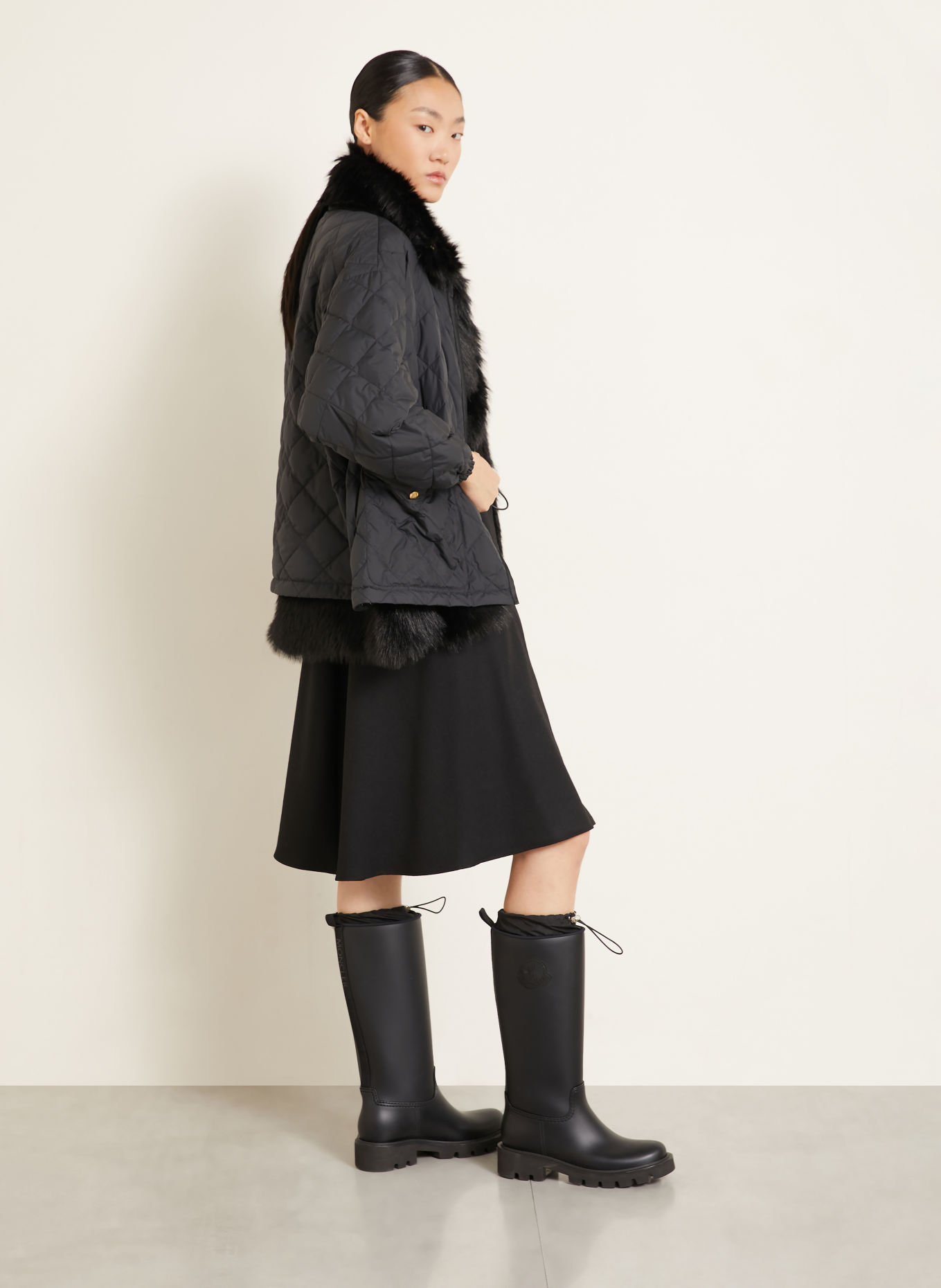 MONCLER Skirt: BLACK