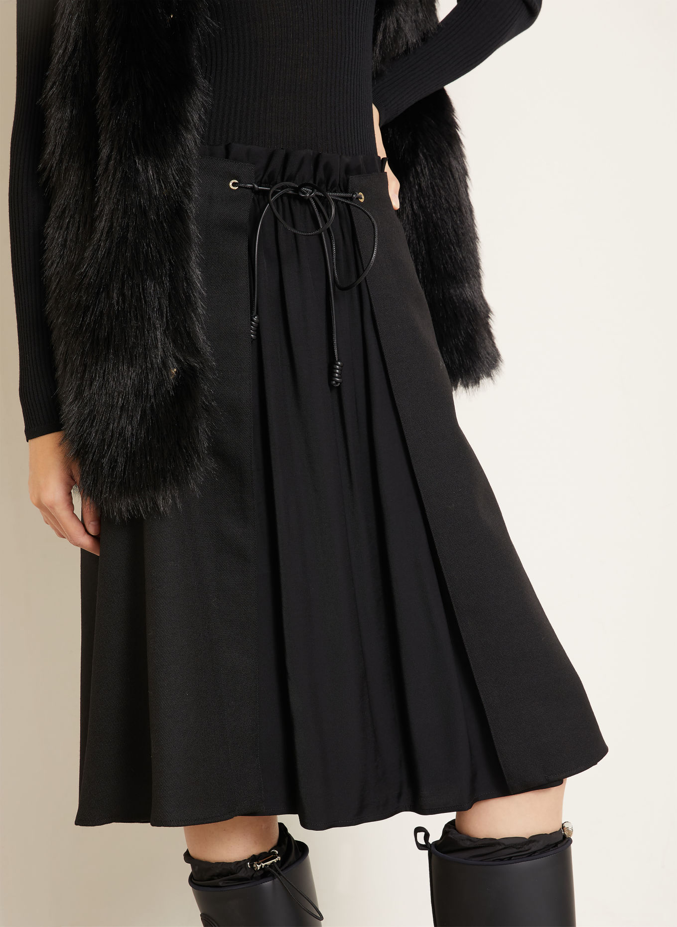 MONCLER Skirt: BLACK