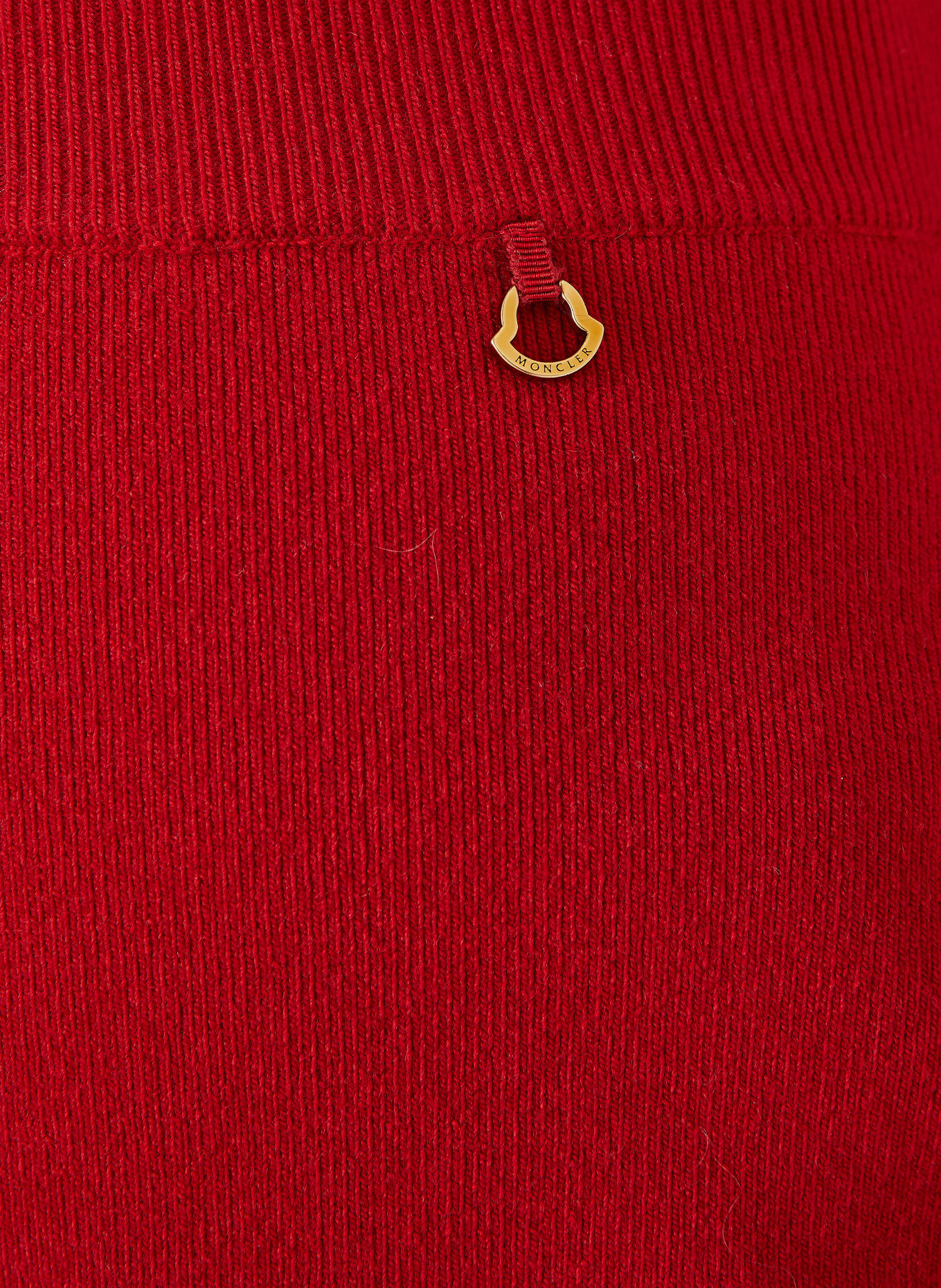 MONCLER Knit skirt: RED