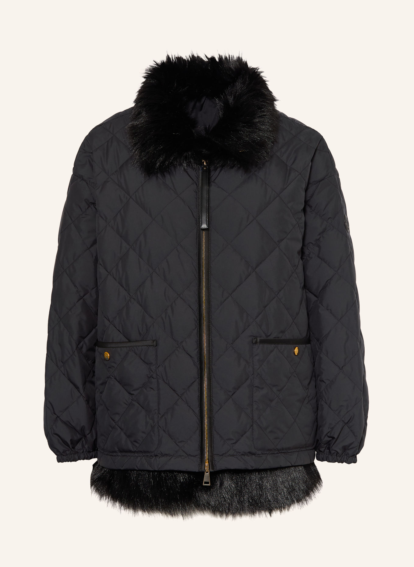 MONCLER Kurtka puchowa 2 w 1 CHALEUREUX: CZARNY