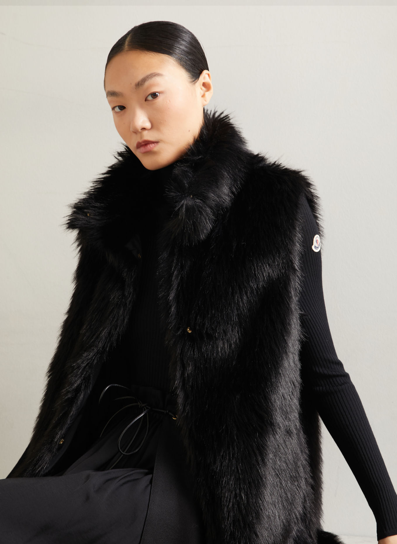 MONCLER Kurtka puchowa 2 w 1 CHALEUREUX: CZARNY