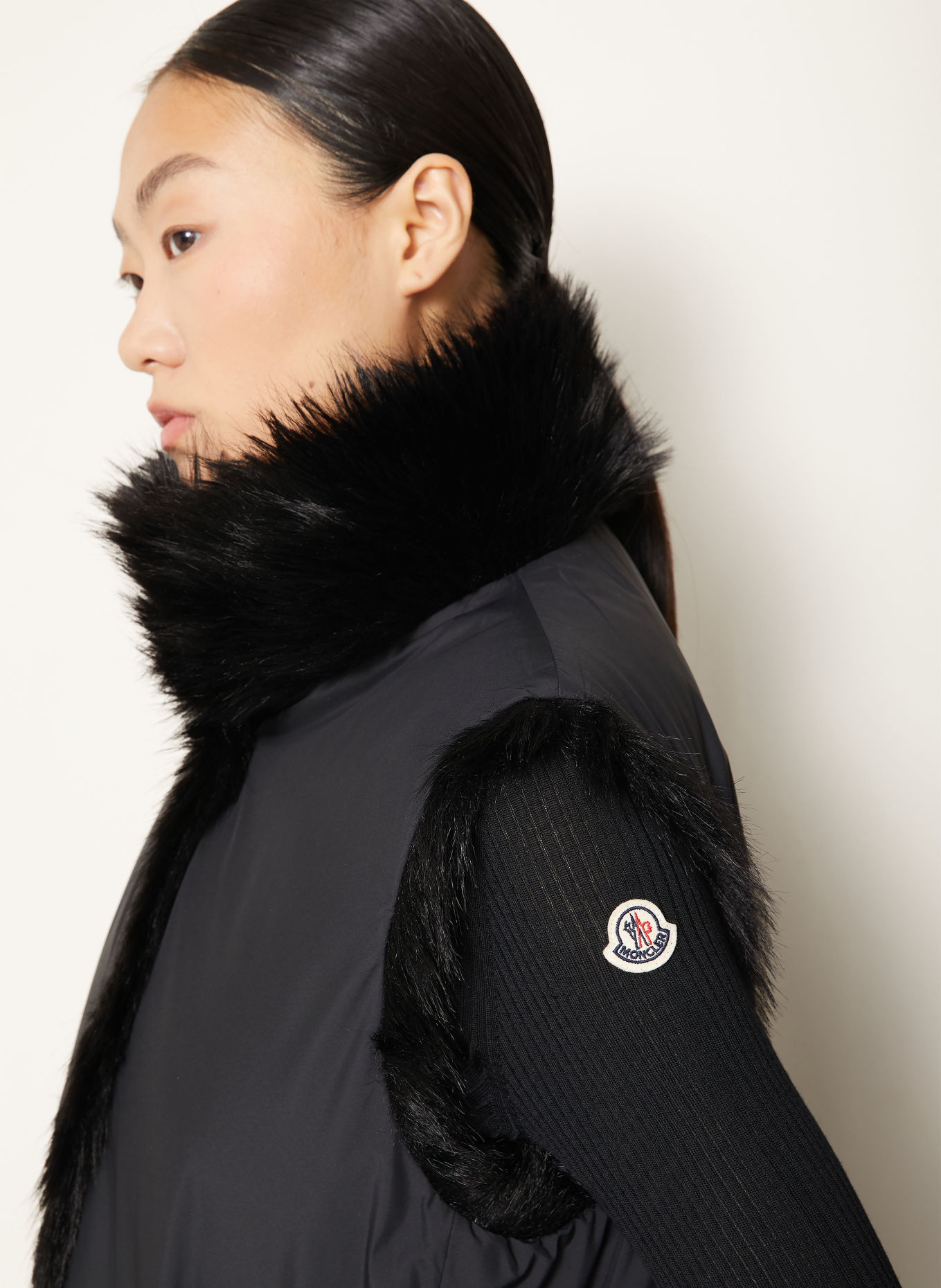 MONCLER Kurtka puchowa 2 w 1 CHALEUREUX: CZARNY