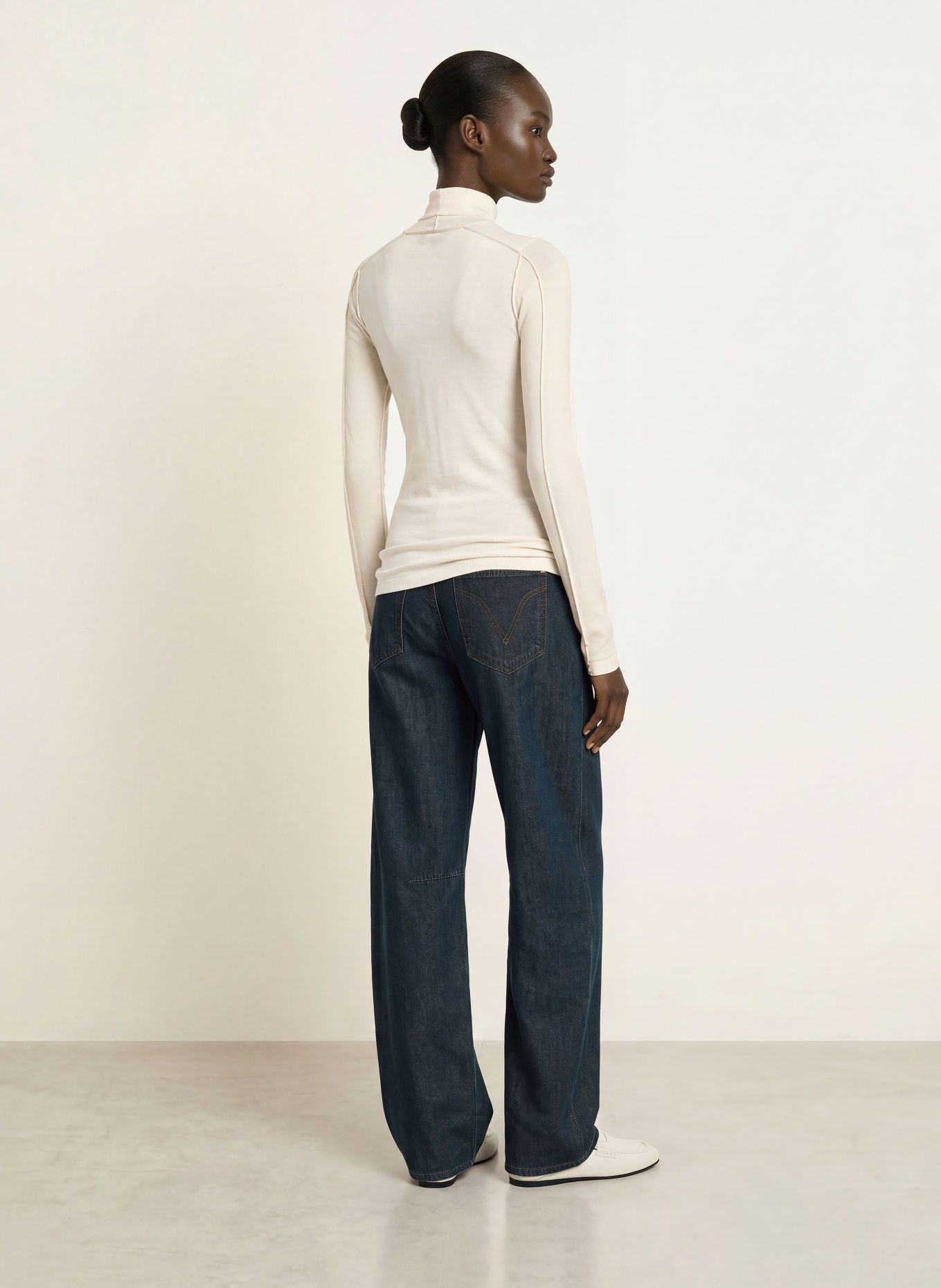 soeur Rollkragenshirt LOIS: ECRU