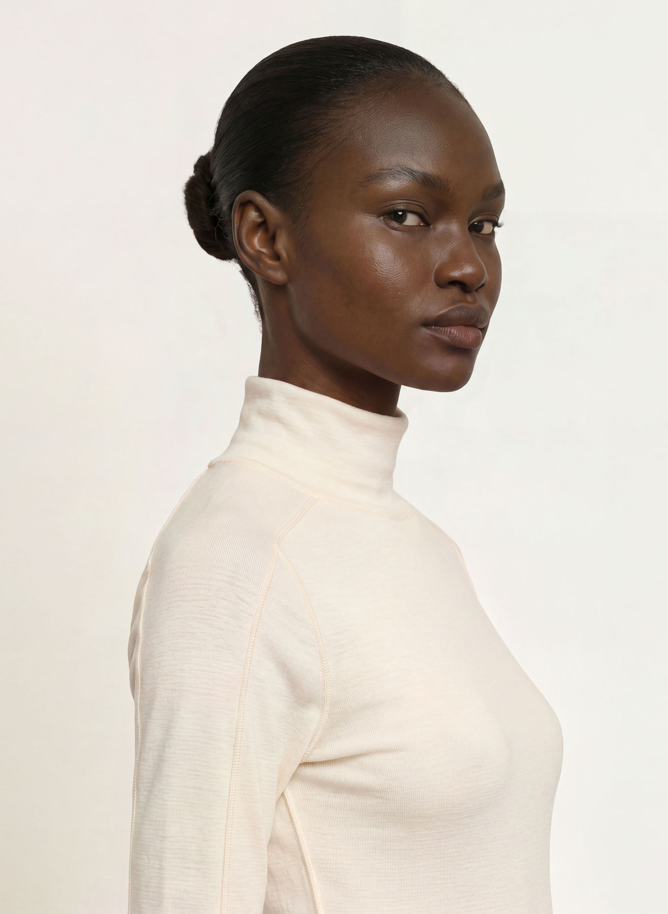 soeur Rollkragenshirt LOIS: ECRU