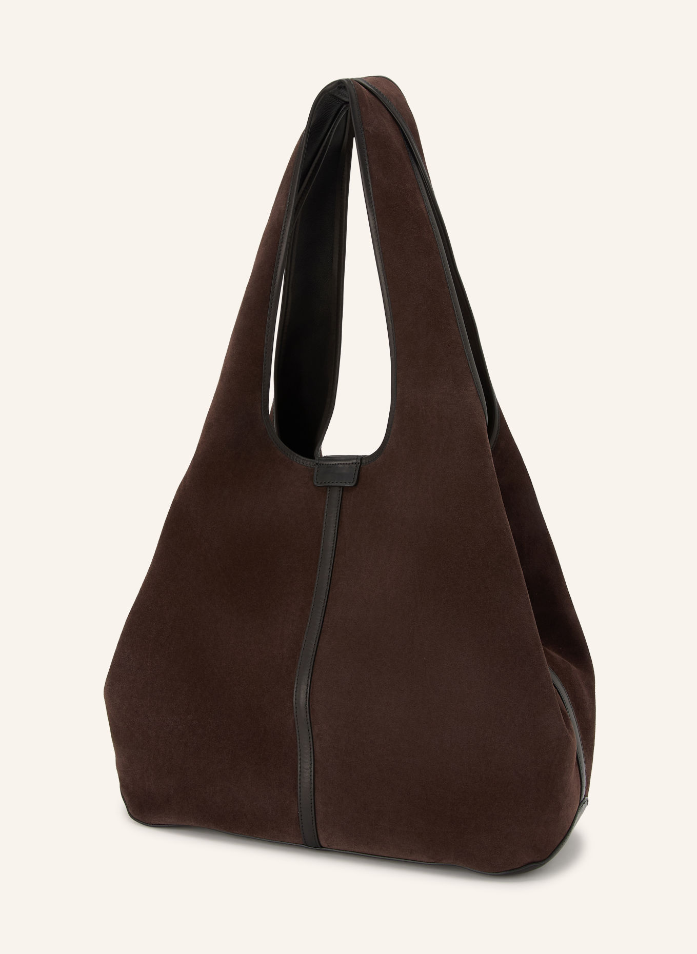 soeur Sac épaule DOUCE: MARRON FONCÉ / OR