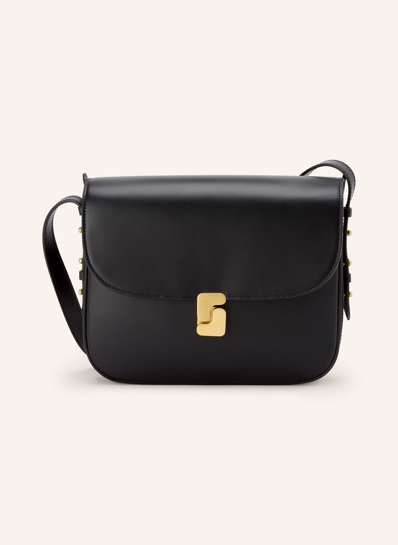 soeur Schoudertas BELLISSIMA MAXI: ZWART / GOUD