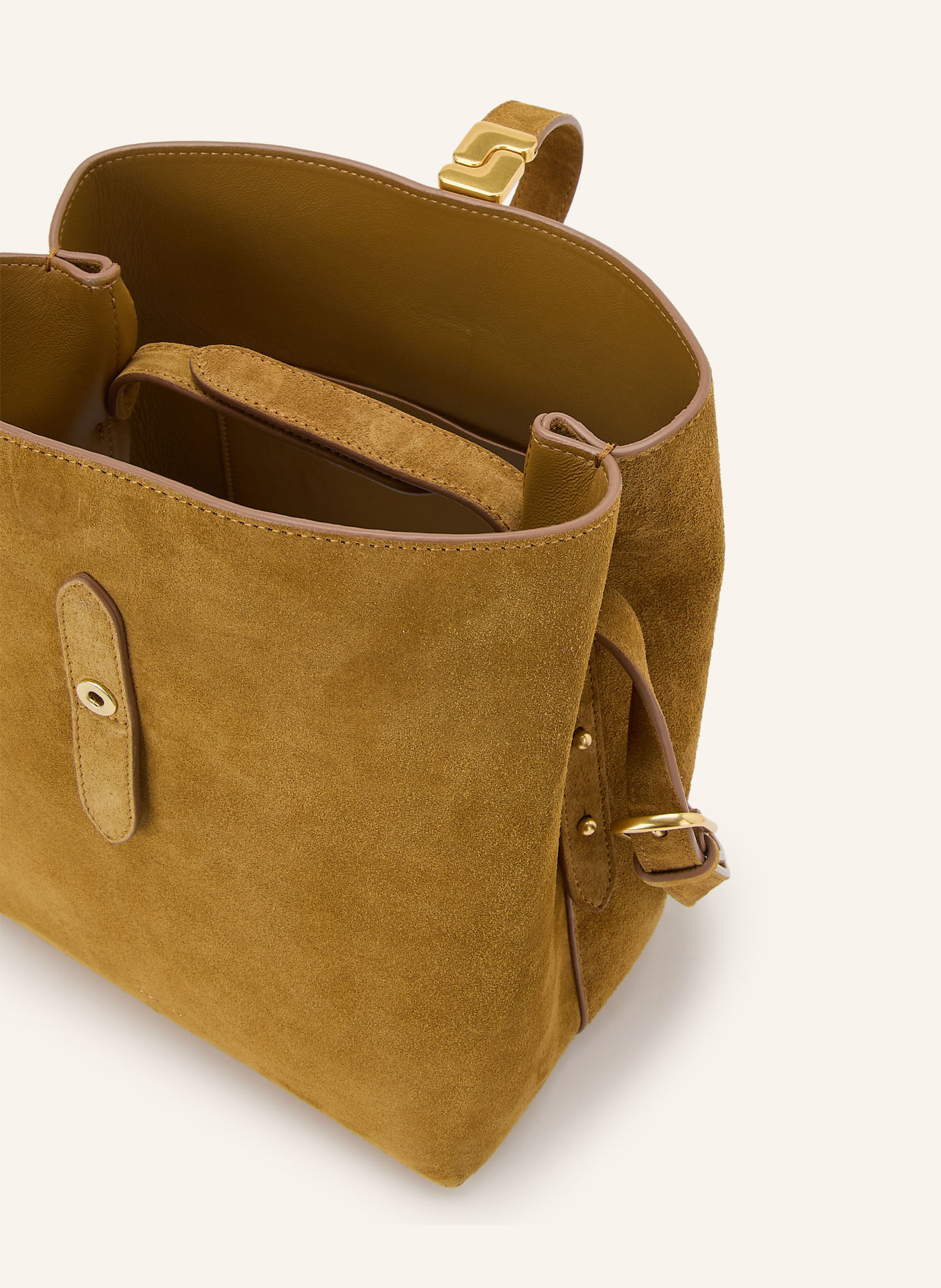 soeur Schoudertas BELLO: CAMEL / GOUD