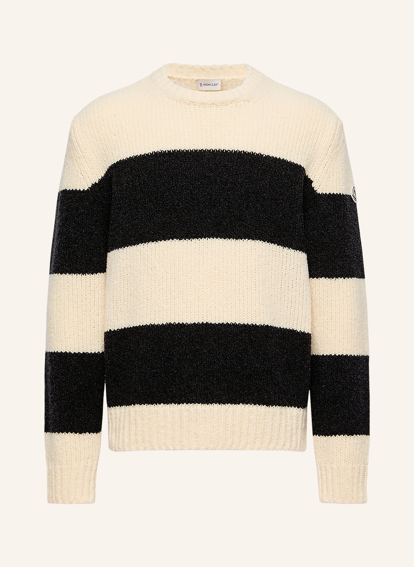 MONCLER Pull: CRÈME / NOIR