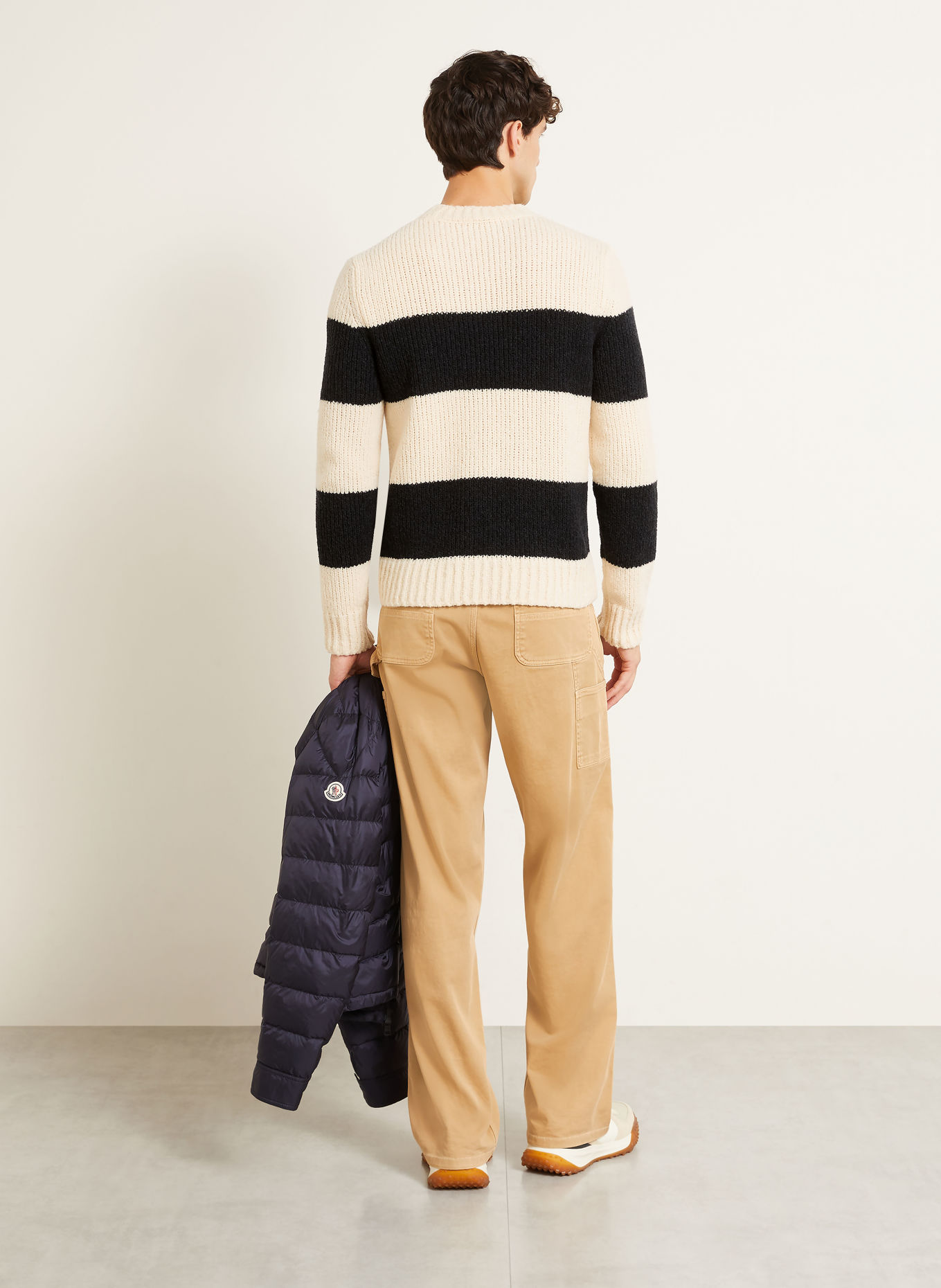 MONCLER Pull: CRÈME / NOIR