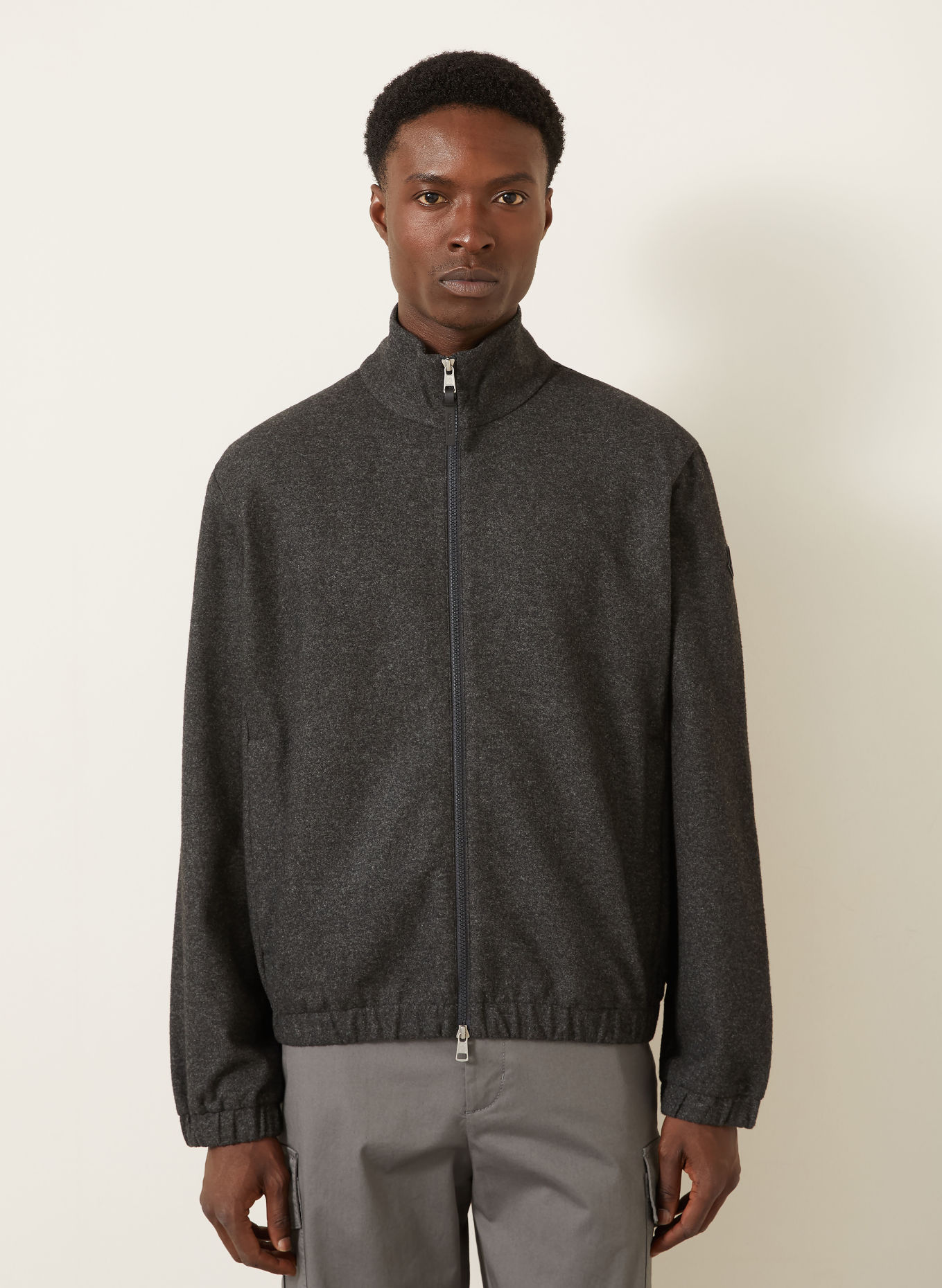 MONCLER Bomber jacket: DARK GRAY