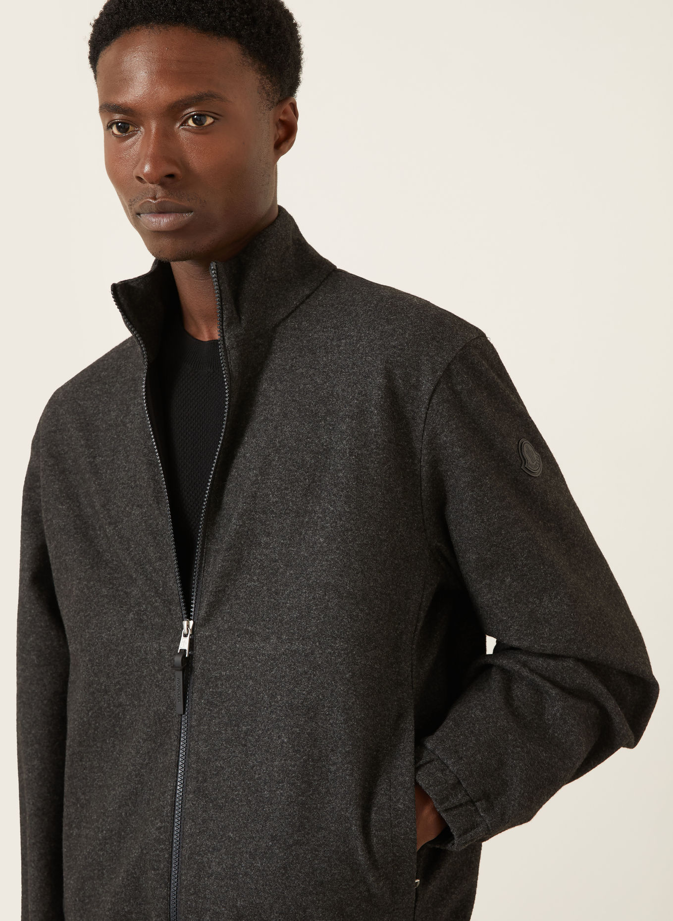 MONCLER Bomber jacket: DARK GRAY