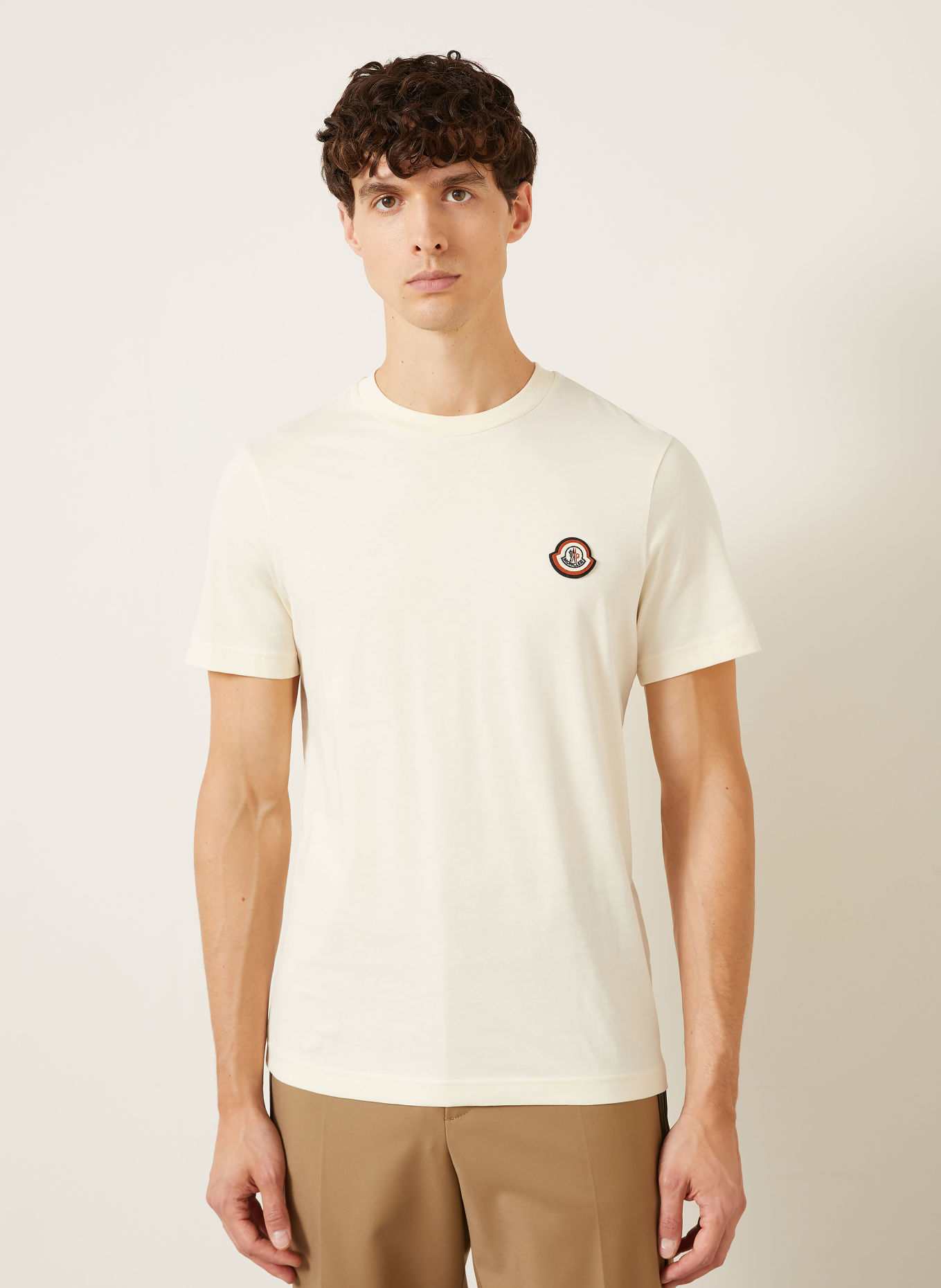 MONCLER T-shirt: LIGHT YELLOW