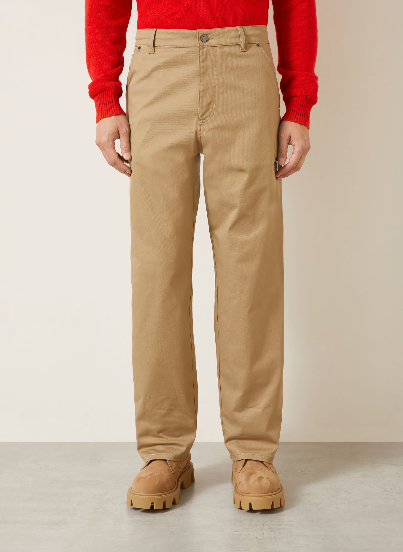 MONCLER Hose Regular FIt: BEIGE