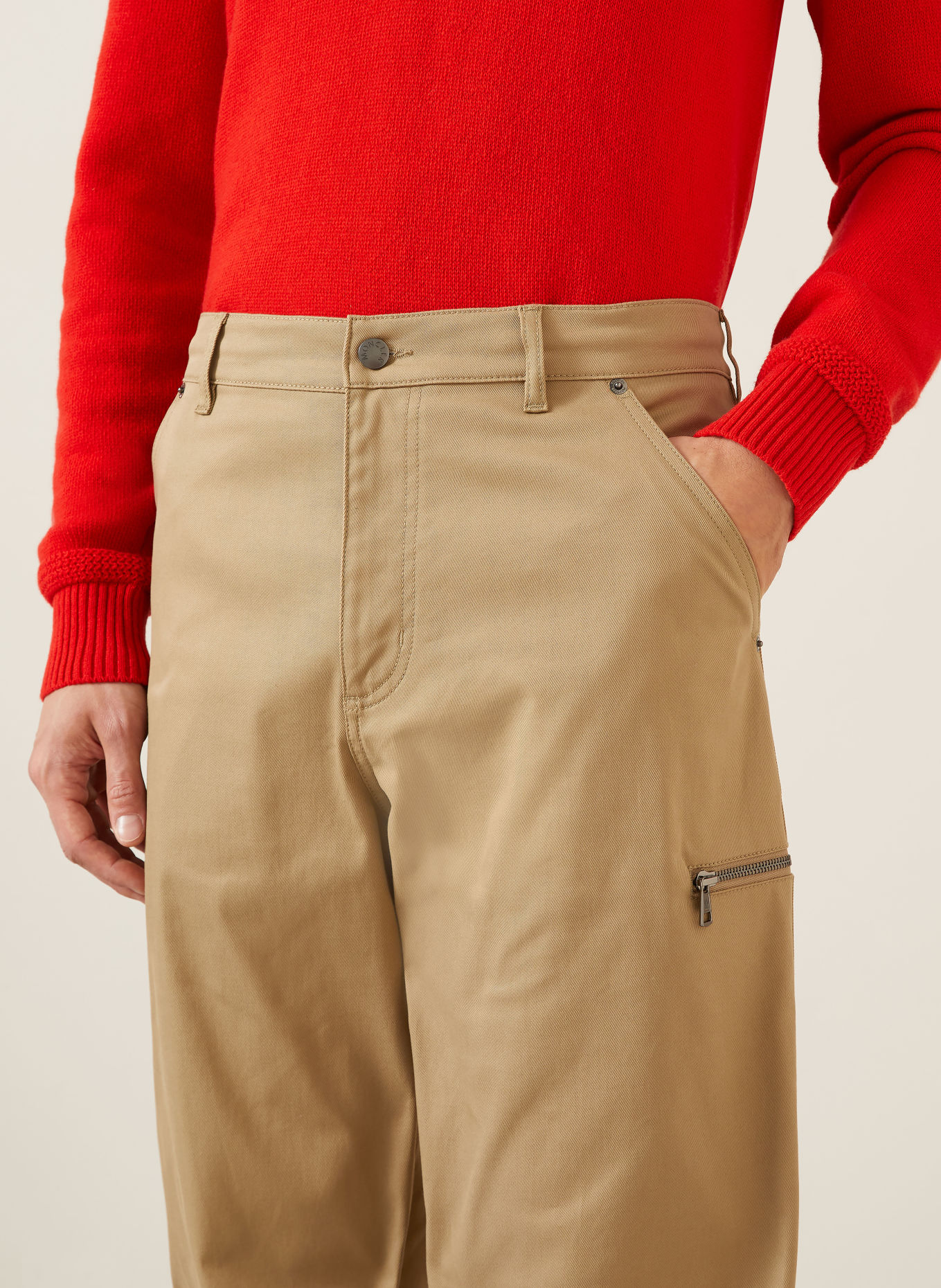 MONCLER Hose Regular FIt: BEIGE
