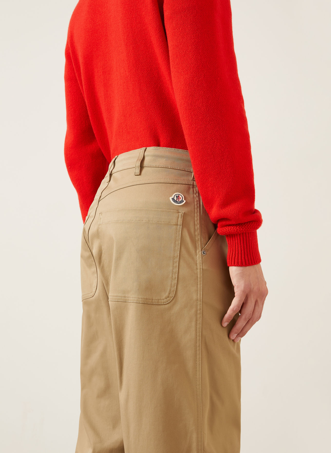 MONCLER Hose Regular FIt: BEIGE