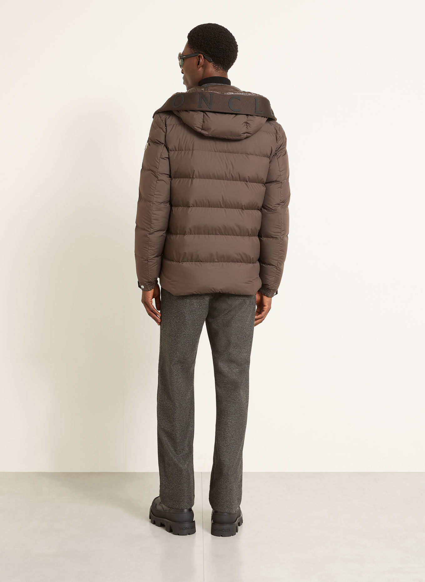MONCLER ORVELLE Down Jacket: BROWN