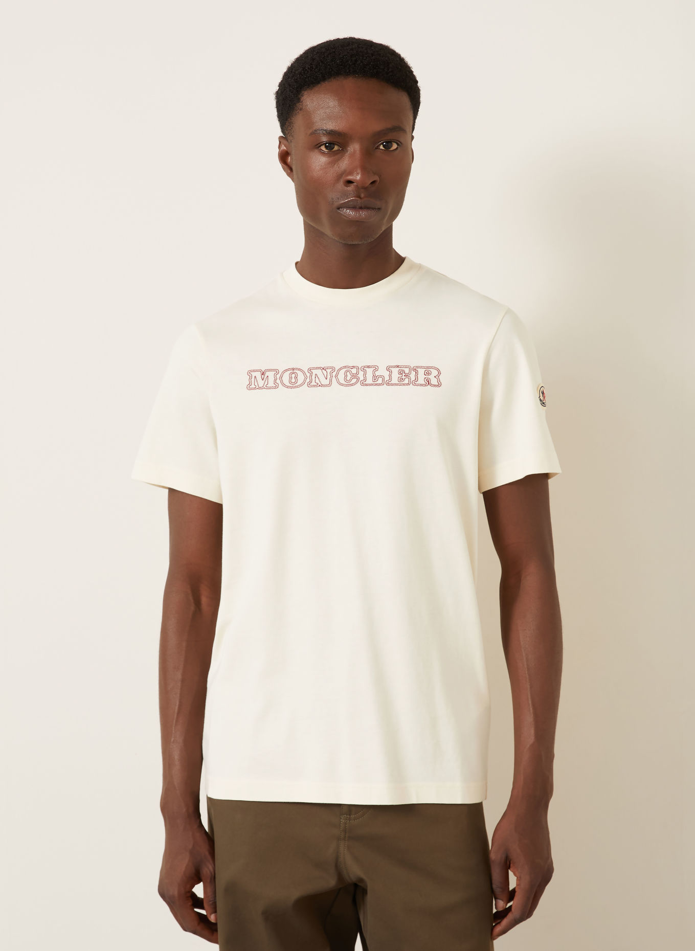 MONCLER T-Shirt: ECRU